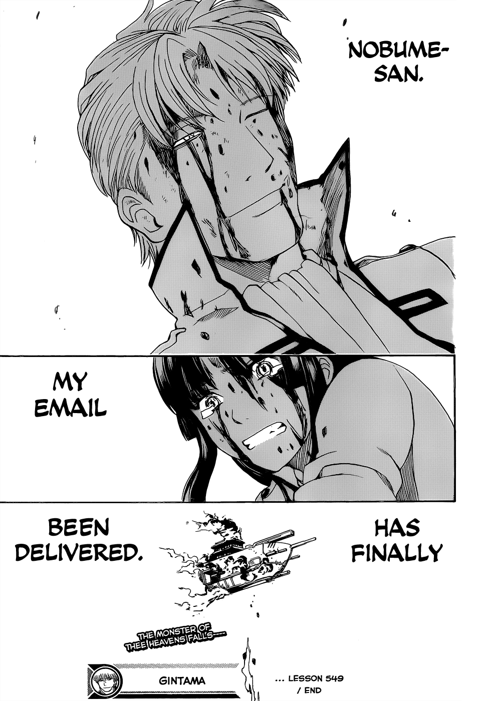 Halaman dari Gintama Chapter 549