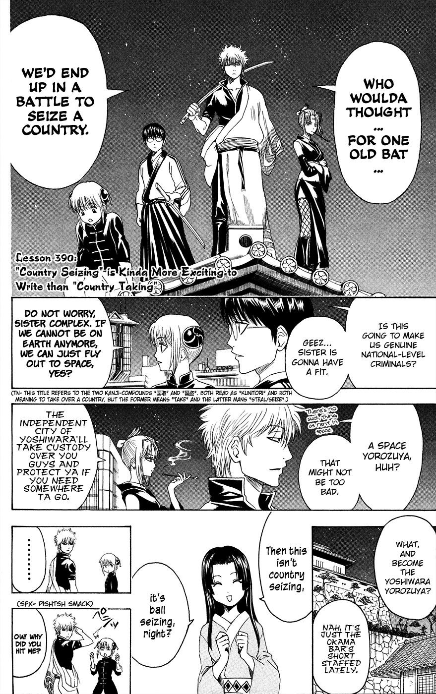 Halaman dari Gintama Chapter 390