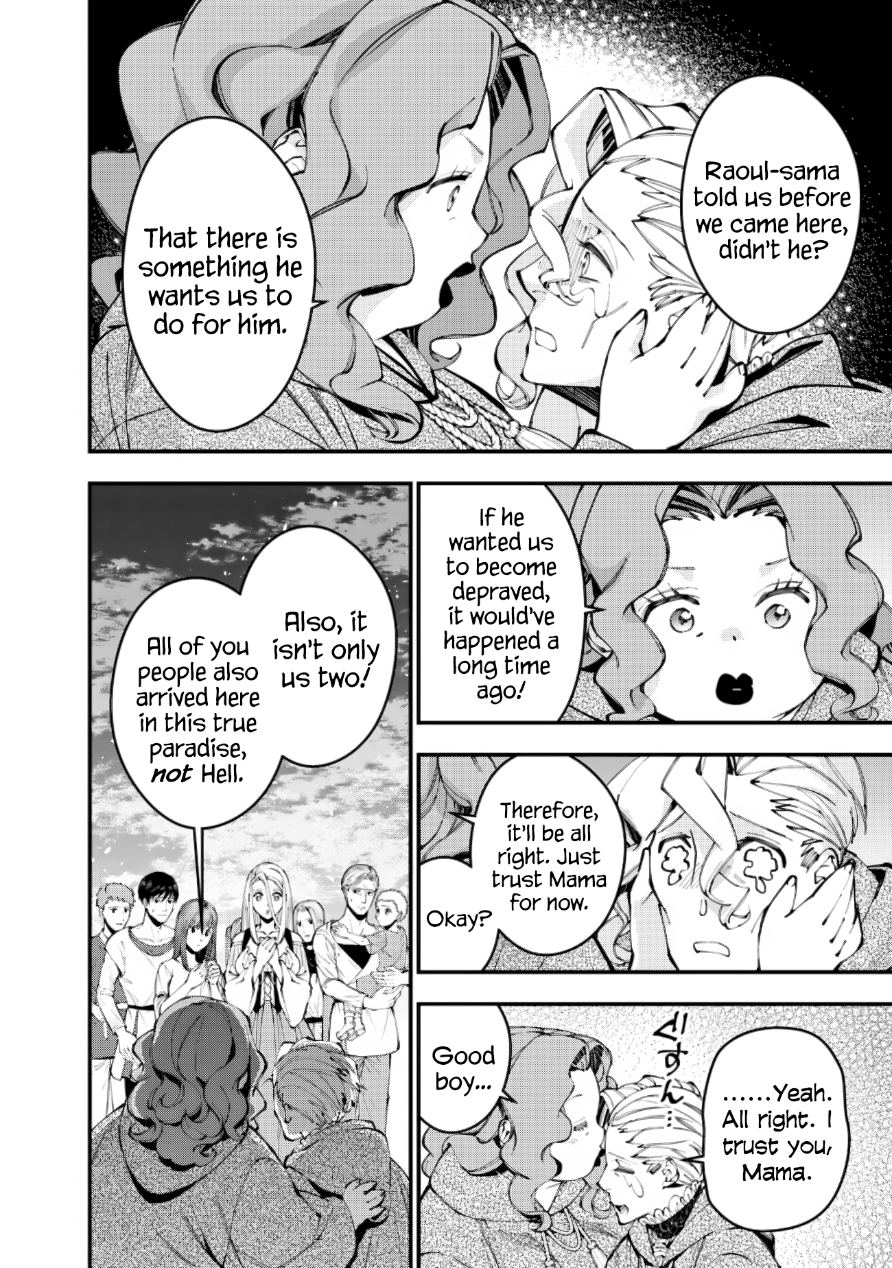 Halaman dari Fukushuu o Koinegau Saikyou Yuusha wa, Yami no Chikara de Senmetsu Musou Suru Chapter 96