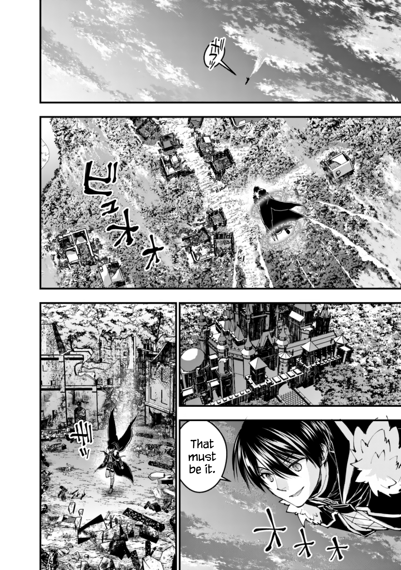 Halaman dari Fukushuu o Koinegau Saikyou Yuusha wa, Yami no Chikara de Senmetsu Musou Suru Chapter 96