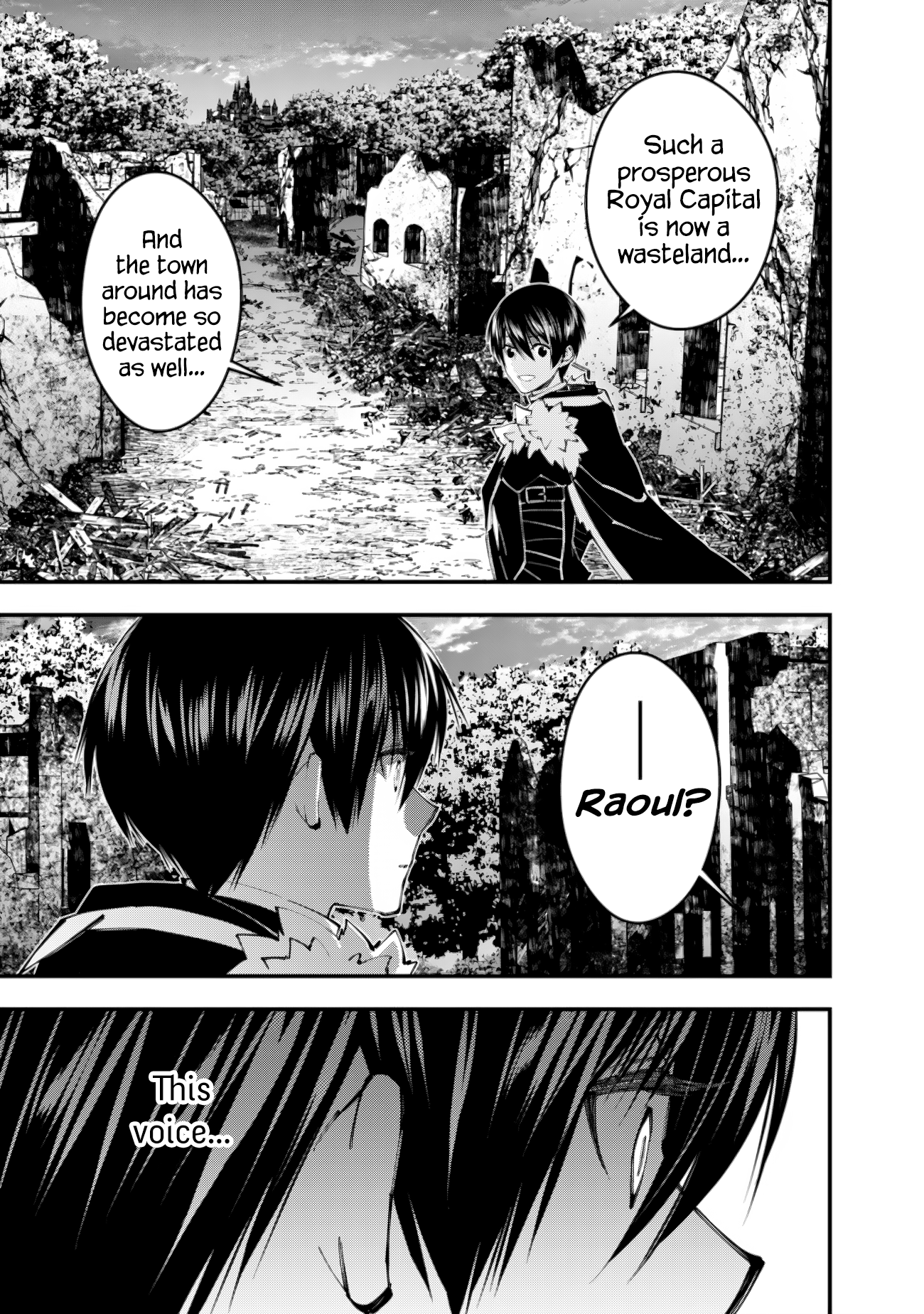 Halaman dari Fukushuu o Koinegau Saikyou Yuusha wa, Yami no Chikara de Senmetsu Musou Suru Chapter 96