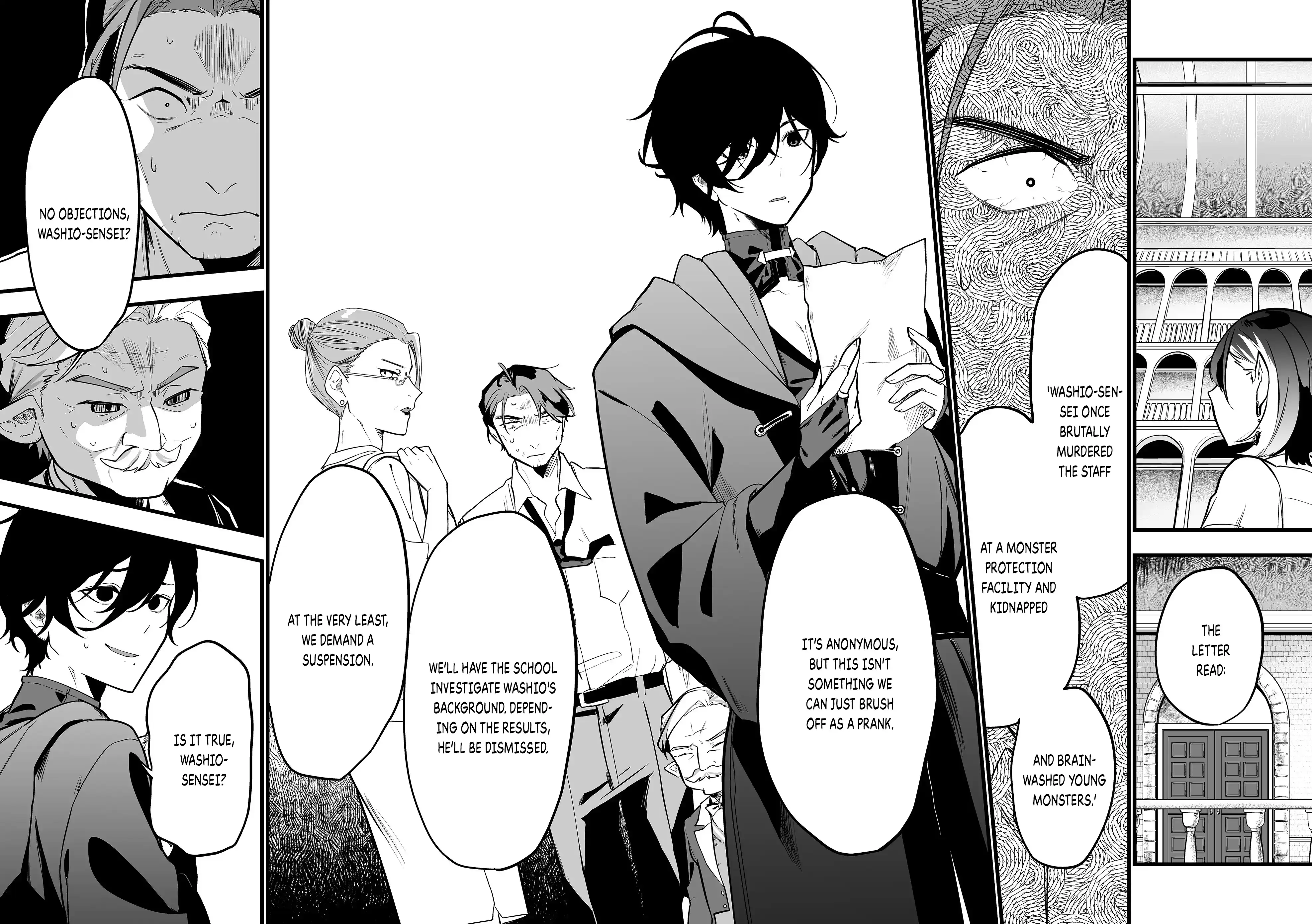 Halaman dari "Ano Toki Tasukete Itadaita Monster Musume desu." Isekai Ossan Kyoushi Totsuzen no Moteki ni Konwaku suru Chapter 28