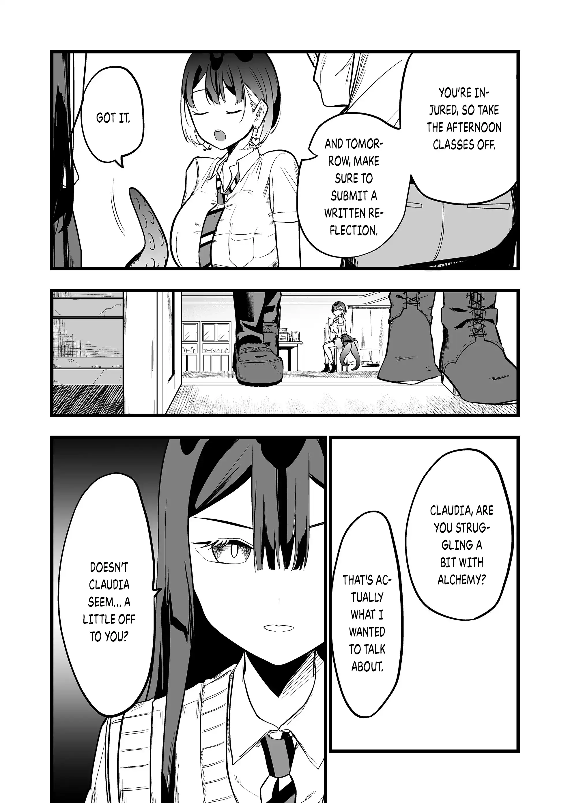 Halaman dari "Ano Toki Tasukete Itadaita Monster Musume desu." Isekai Ossan Kyoushi Totsuzen no Moteki ni Konwaku suru Chapter 28