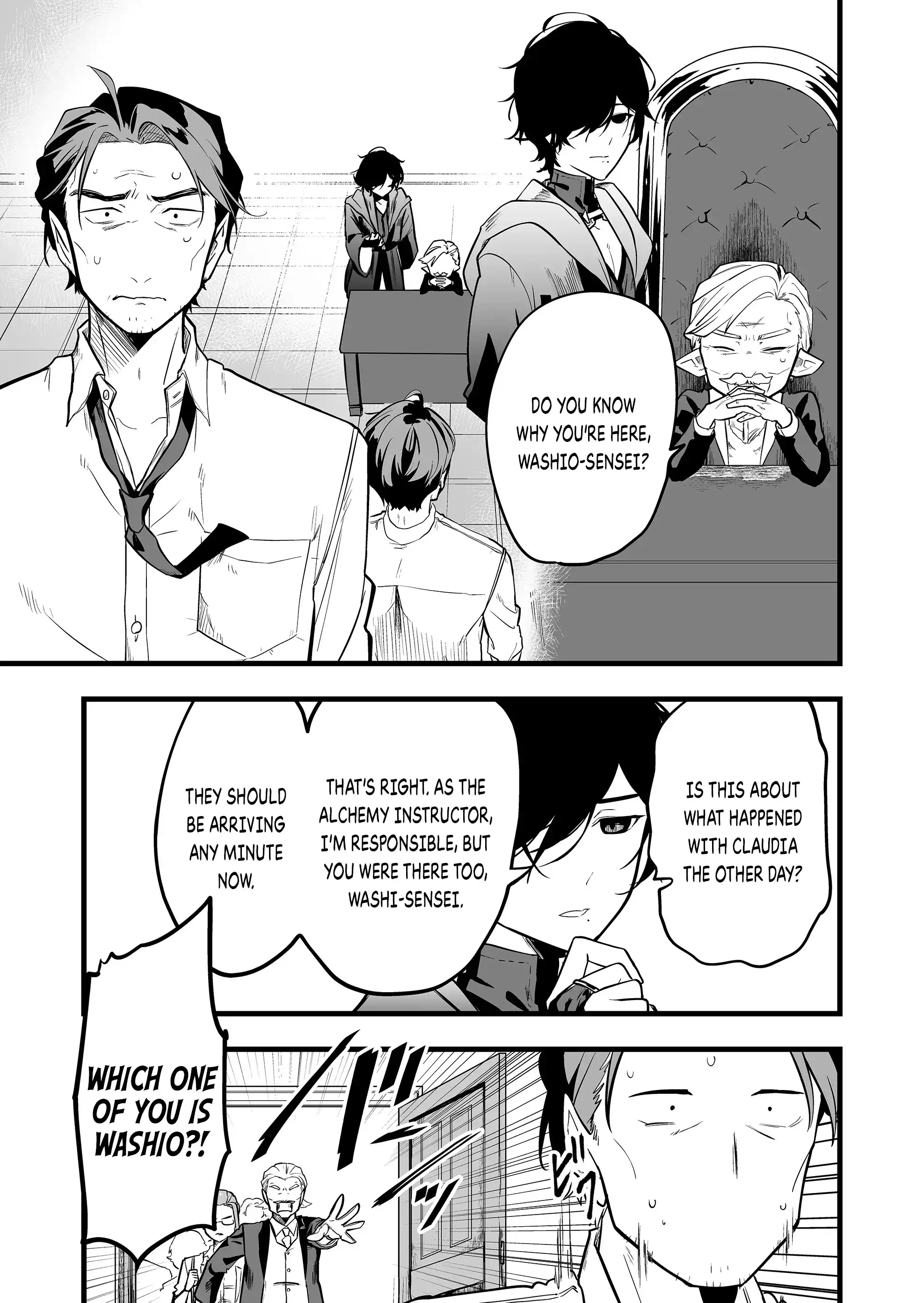 Halaman dari "Ano Toki Tasukete Itadaita Monster Musume desu." Isekai Ossan Kyoushi Totsuzen no Moteki ni Konwaku suru Chapter 28