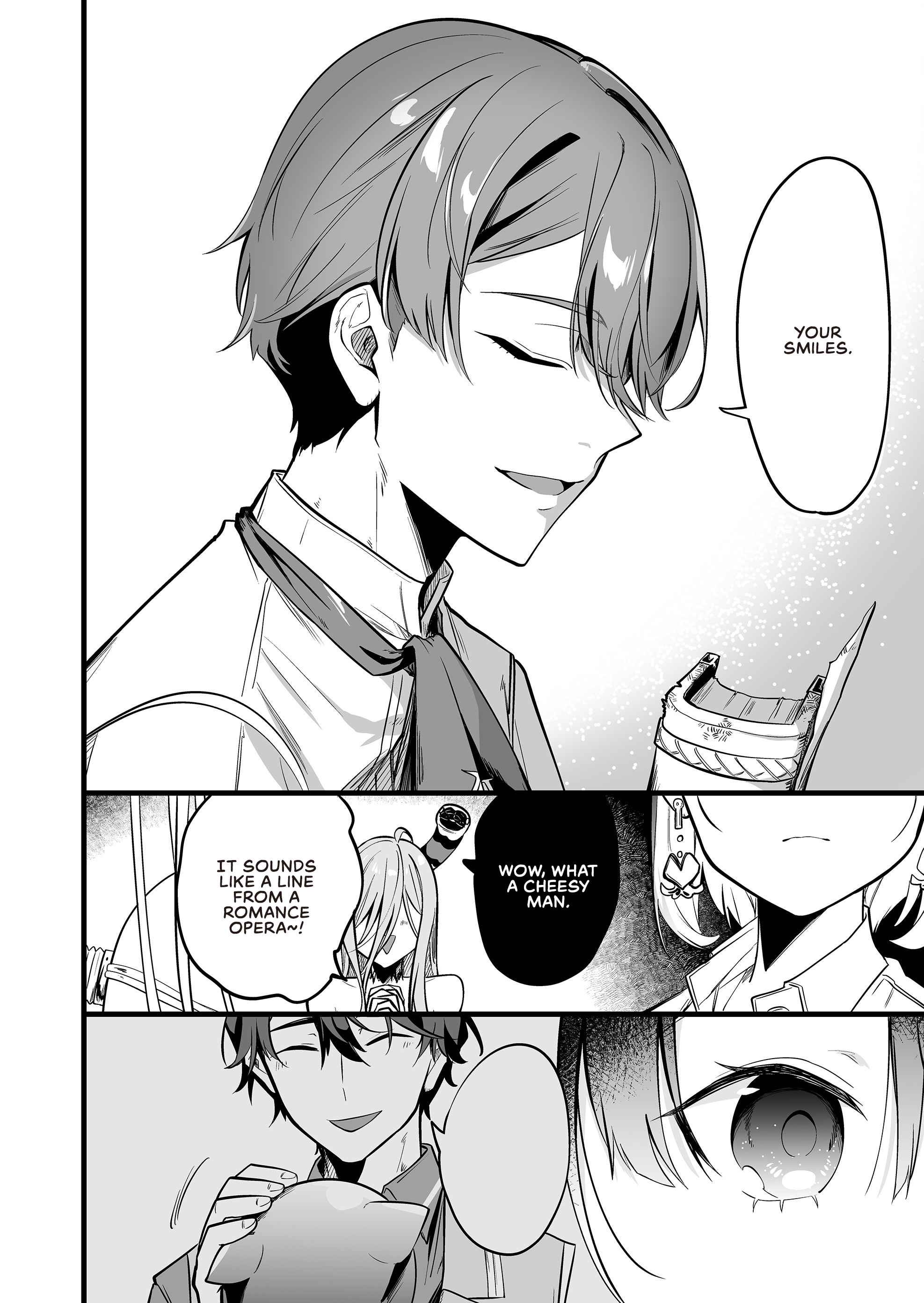 Halaman dari "Ano Toki Tasukete Itadaita Monster Musume desu." Isekai Ossan Kyoushi Totsuzen no Moteki ni Konwaku suru Chapter 32