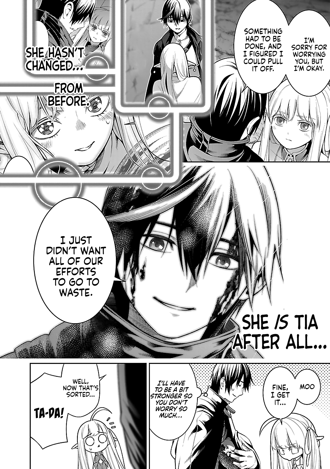 Halaman dari Tsuihousareru Tabi ni Skill wo Te ni Ireta Ore ga, 100 no Isekai de 2-shuume Musou Chapter 9.1