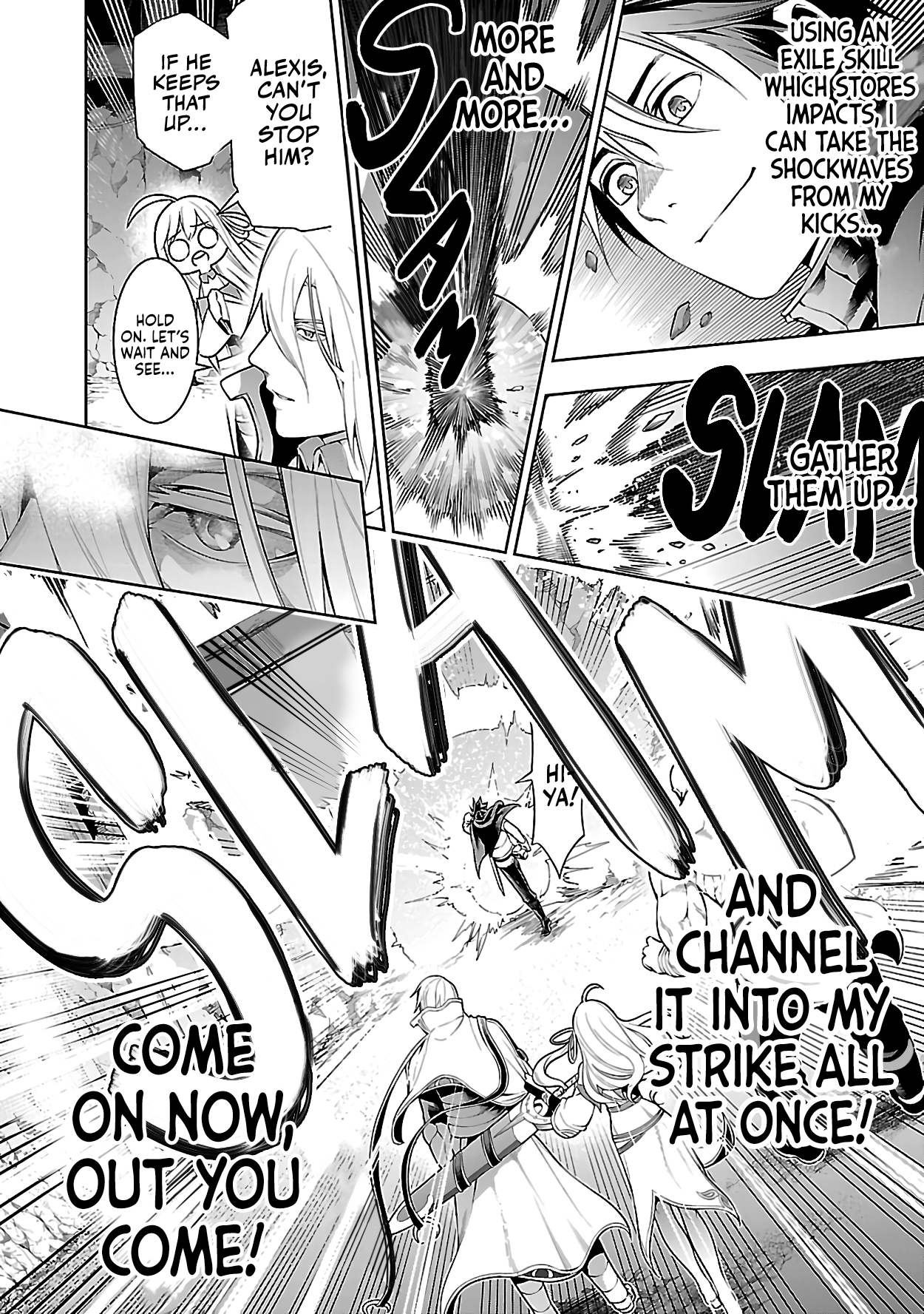 Halaman dari Tsuihousareru Tabi ni Skill wo Te ni Ireta Ore ga, 100 no Isekai de 2-shuume Musou Chapter 9.1