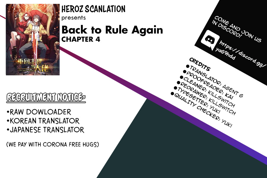 Back to Rule Again Chapter 4 Page 1