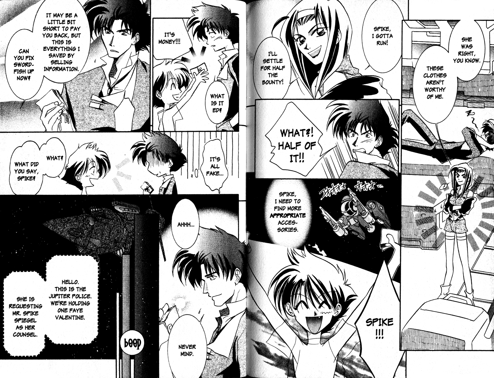 Halaman dari Cowboy Bebop Shooting Star Chapter 10