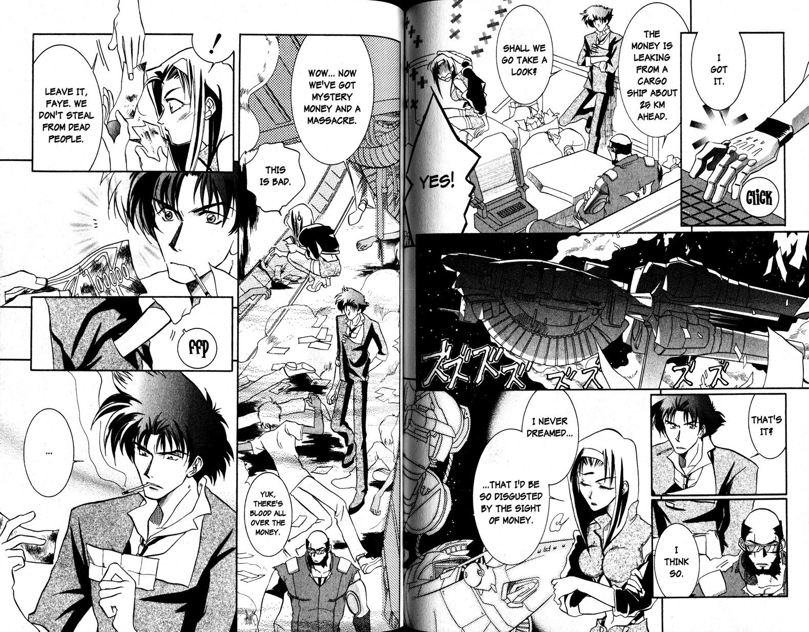 Halaman dari Cowboy Bebop Shooting Star Chapter 10