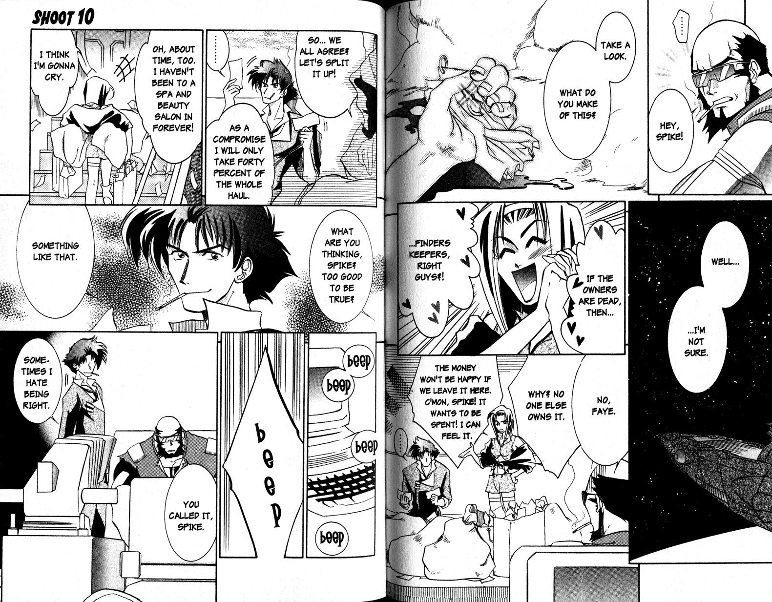 Halaman dari Cowboy Bebop Shooting Star Chapter 10