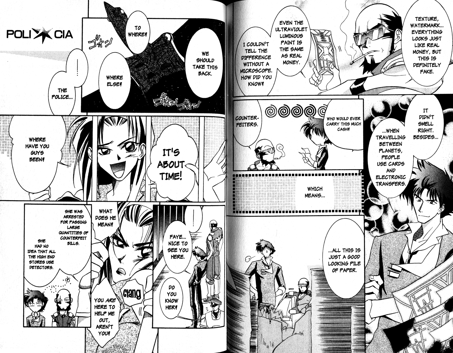 Halaman dari Cowboy Bebop Shooting Star Chapter 10