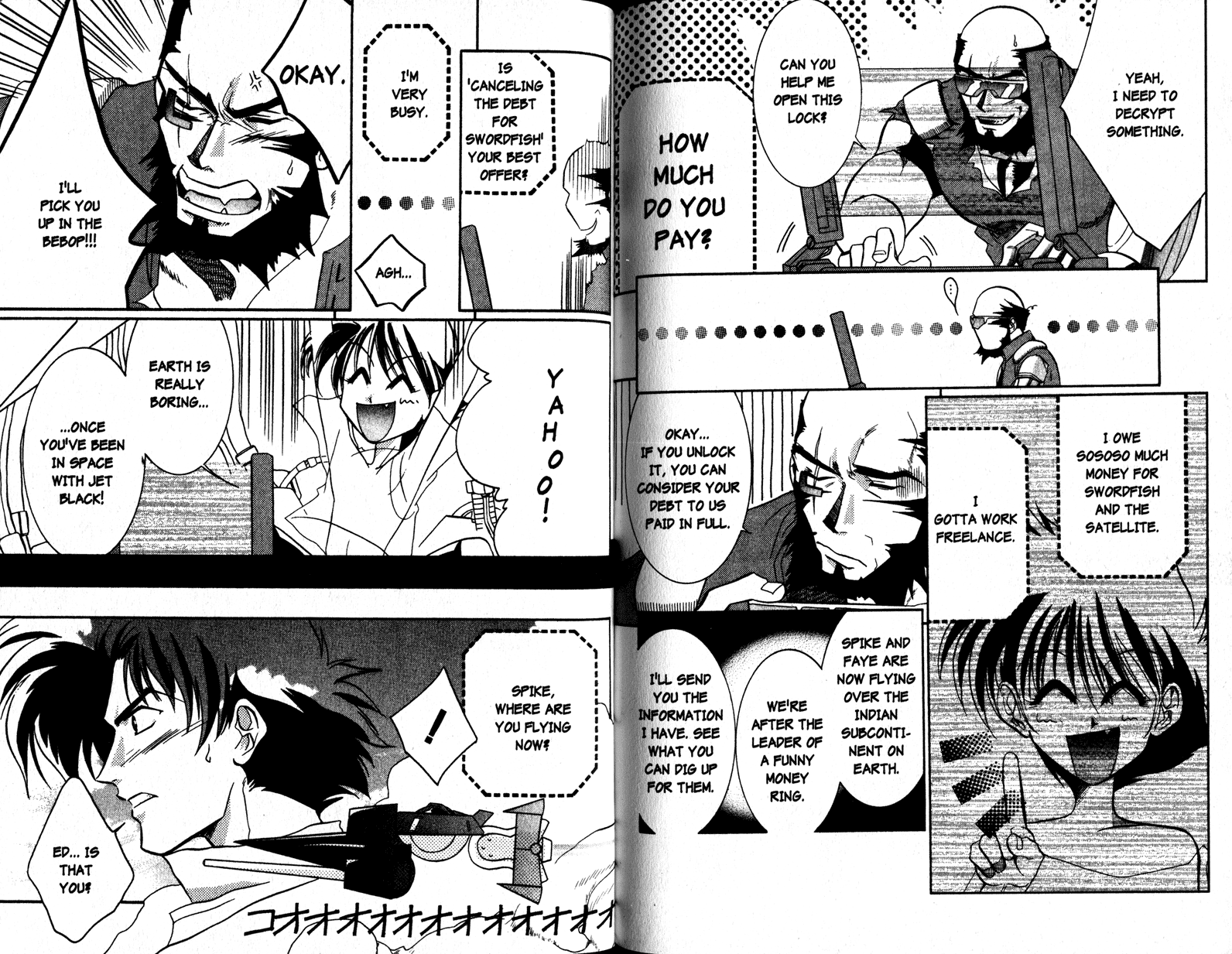 Halaman dari Cowboy Bebop Shooting Star Chapter 10