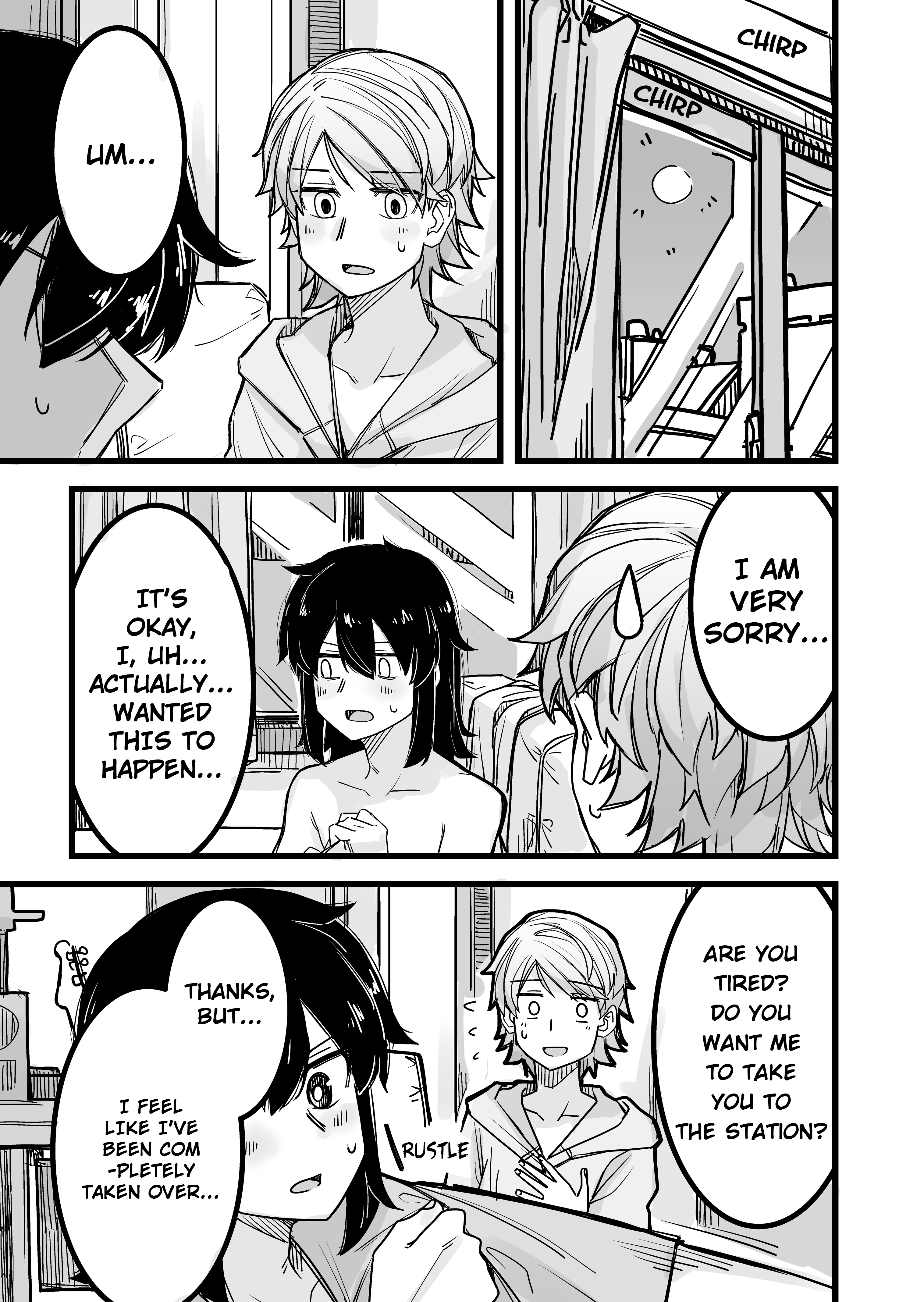 Halaman dari Ikemen Joshi to Josou Danshi Chapter 17