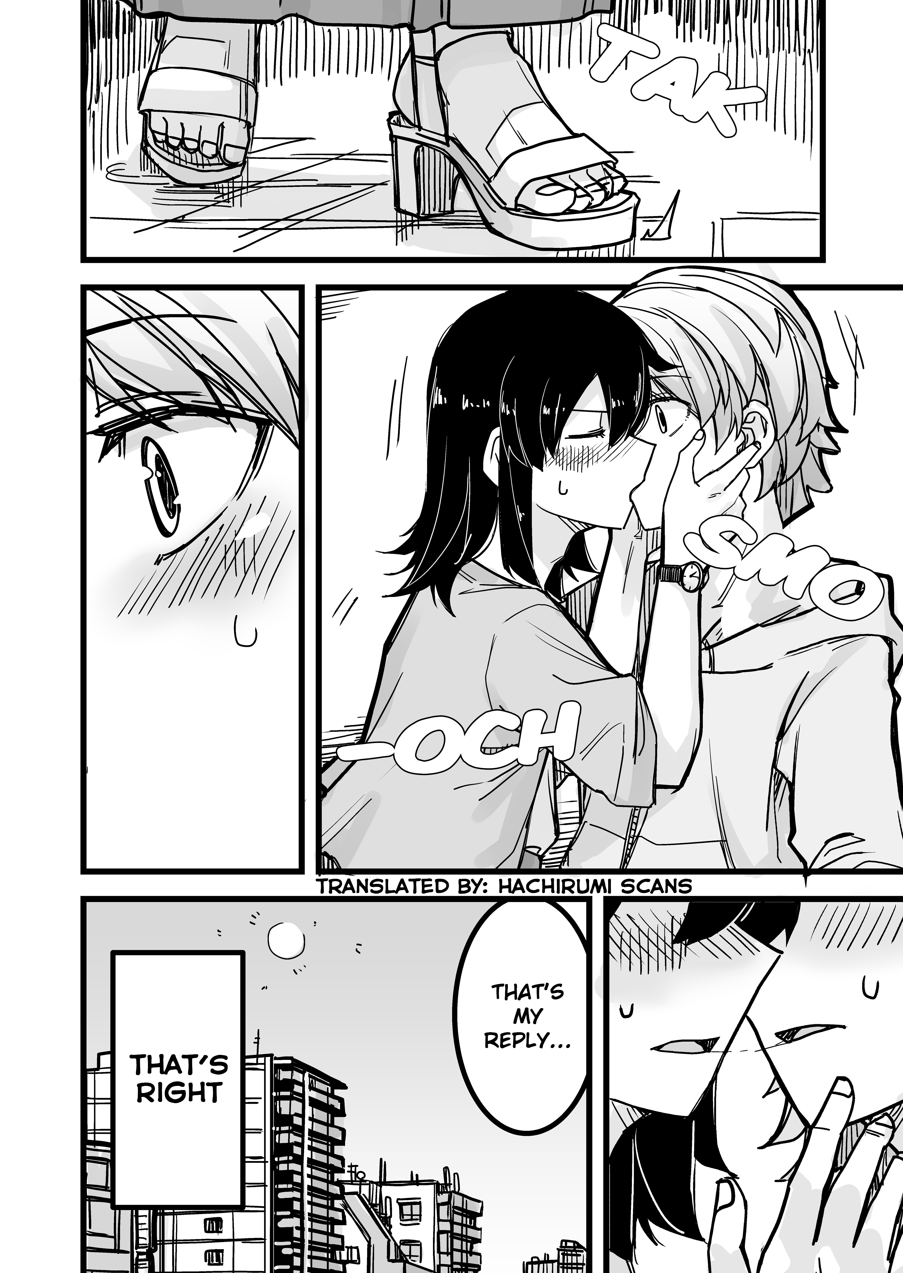 Halaman dari Ikemen Joshi to Josou Danshi Chapter 17