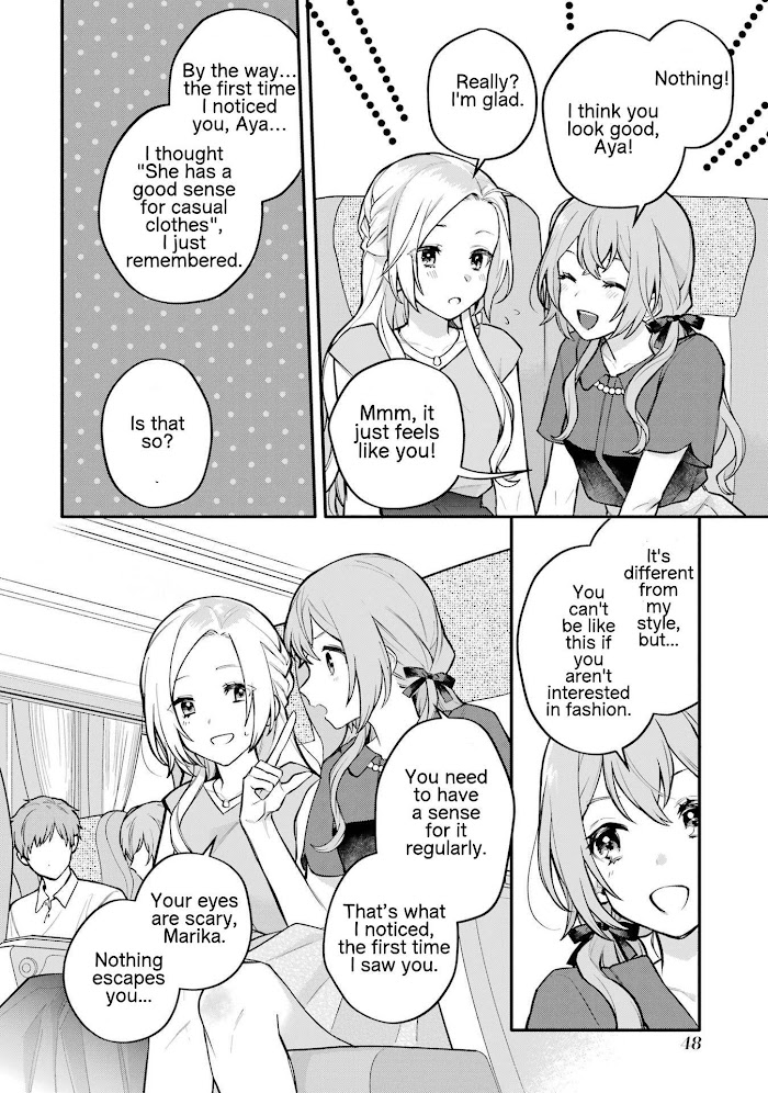Halaman dari Onna Doushi toka Arienai desho to Iiharu Onnanoko wo, Hyakunichikan de Tetteiteki ni Otosu Yuri no Ohanashi Chapter 12