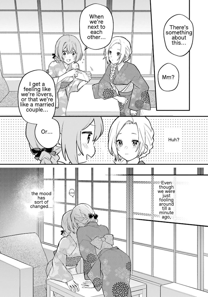 Halaman dari Onna Doushi toka Arienai desho to Iiharu Onnanoko wo, Hyakunichikan de Tetteiteki ni Otosu Yuri no Ohanashi Chapter 12