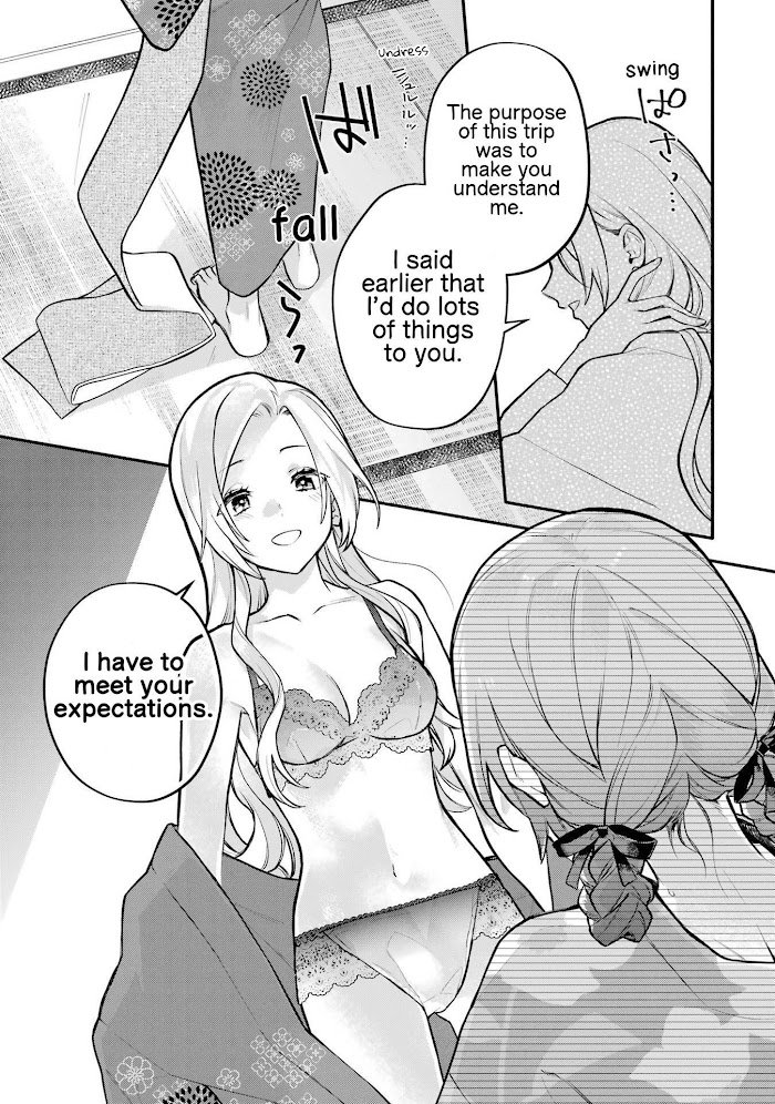 Halaman dari Onna Doushi toka Arienai desho to Iiharu Onnanoko wo, Hyakunichikan de Tetteiteki ni Otosu Yuri no Ohanashi Chapter 12