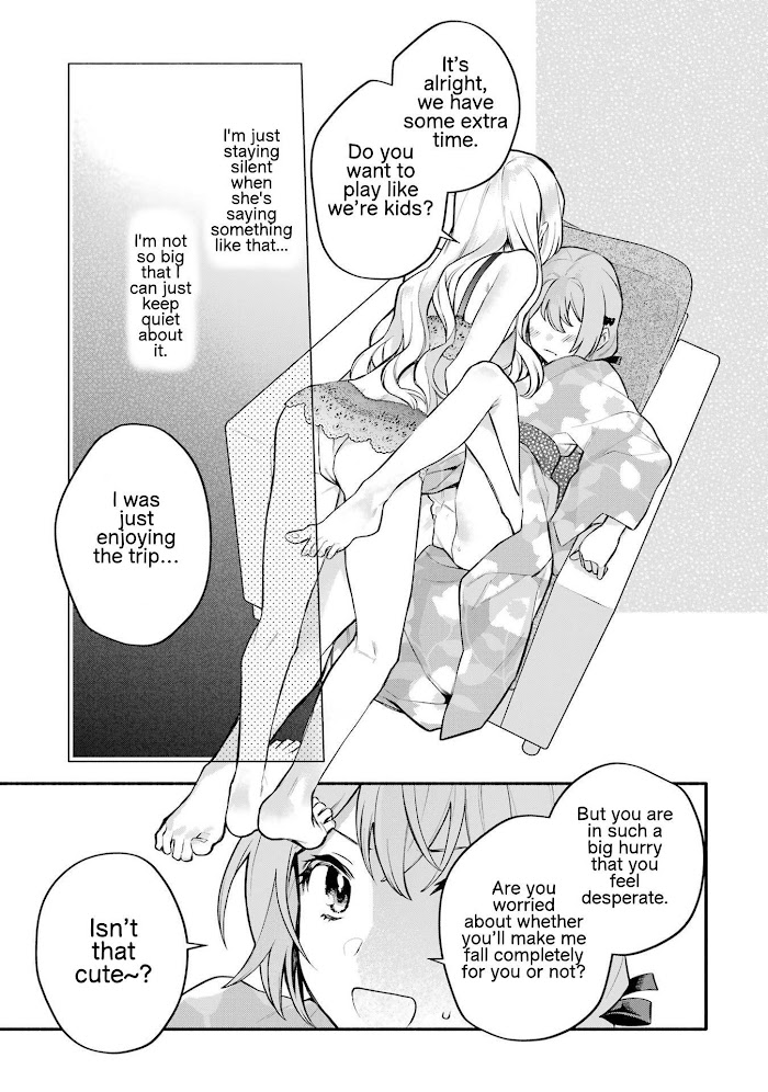 Halaman dari Onna Doushi toka Arienai desho to Iiharu Onnanoko wo, Hyakunichikan de Tetteiteki ni Otosu Yuri no Ohanashi Chapter 12
