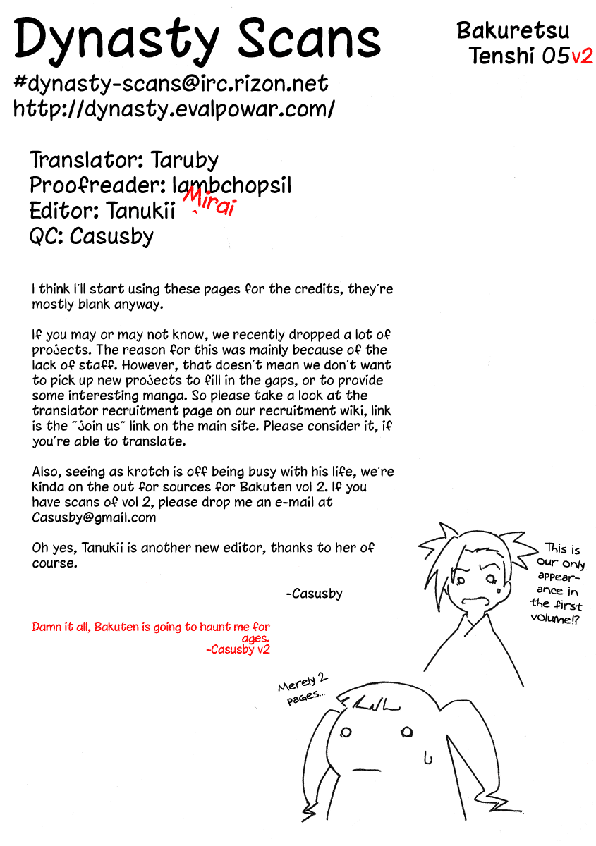 Halaman dari Bakuretsu Tenshi: Angels' Adolescence Chapter 5