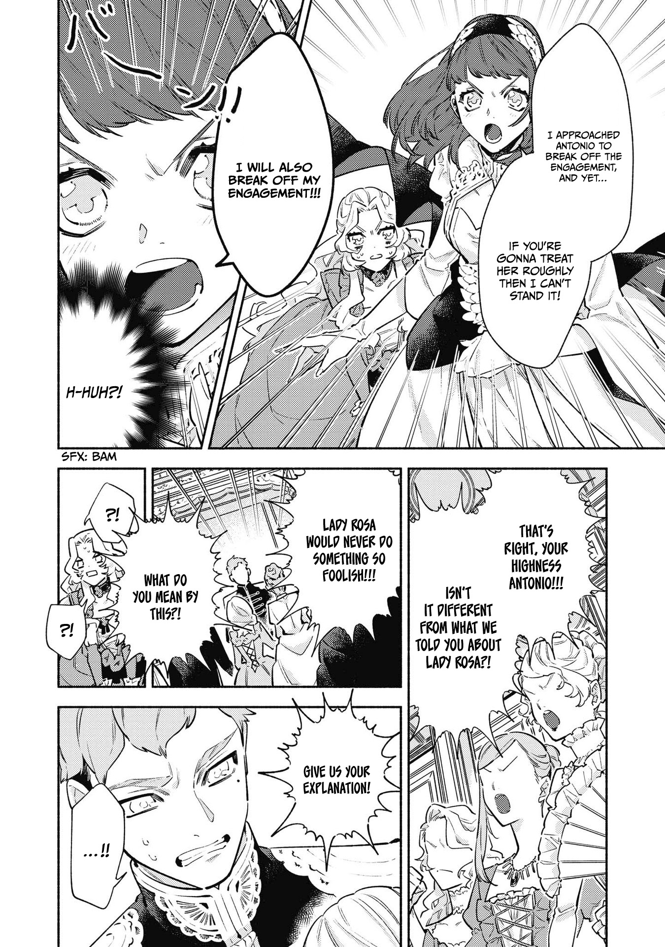 Halaman dari Though I May Be a Villainess, I'll Show You I Can Obtain Happiness! Chapter 6