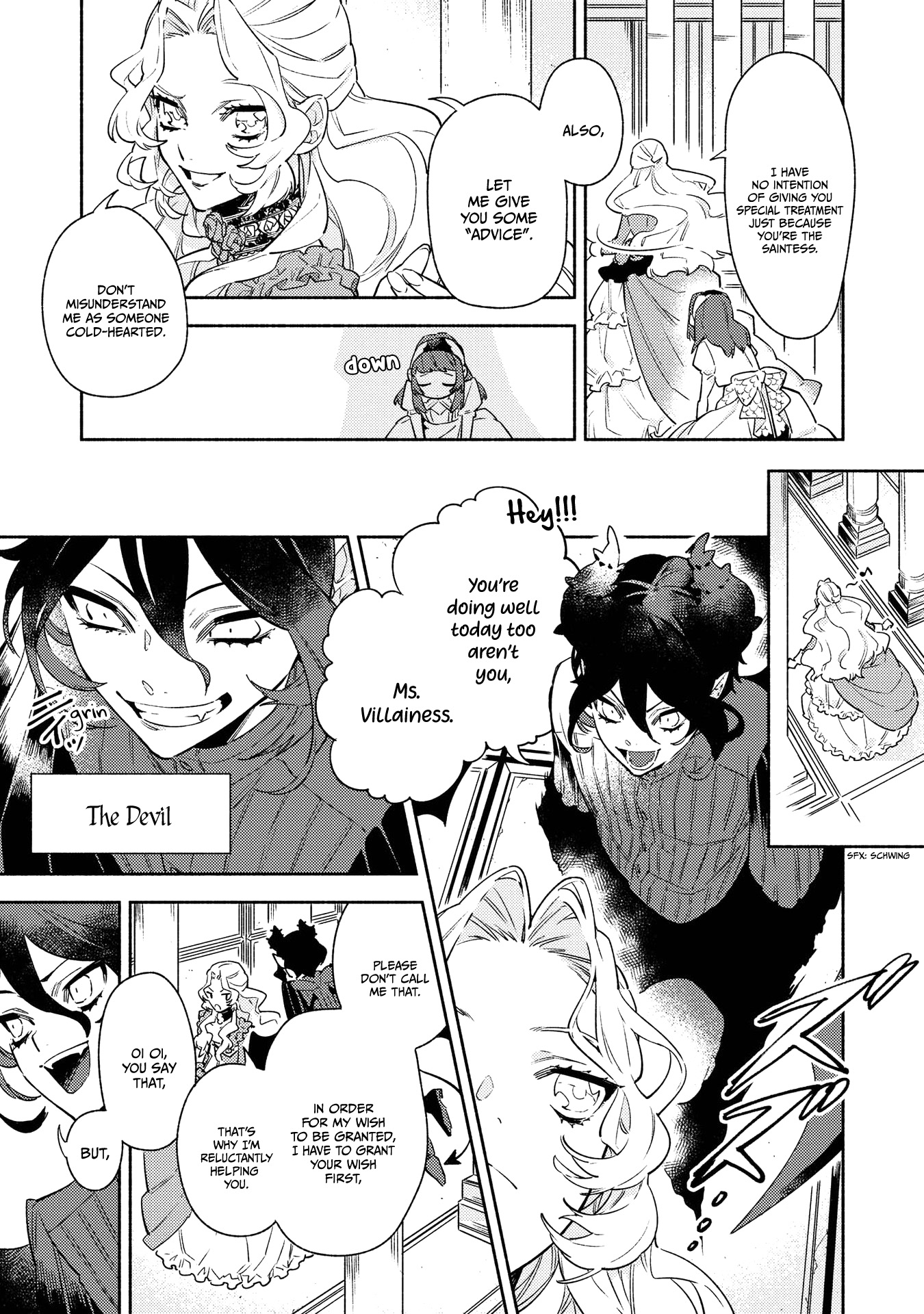 Halaman dari Though I May Be a Villainess, I'll Show You I Can Obtain Happiness! Chapter 6