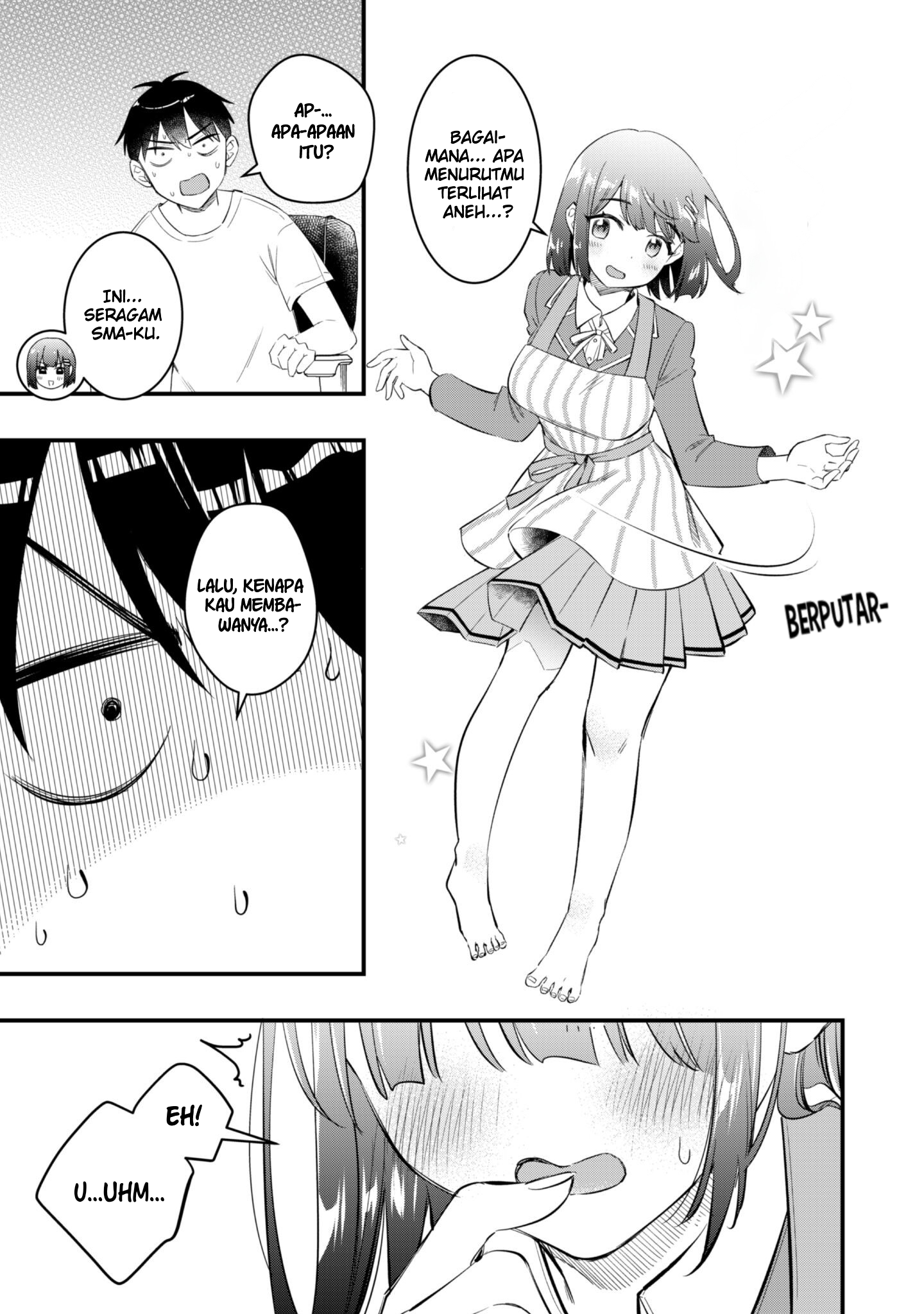 Senpai, Jitaku Keibiin no Koyou wa Ikaga desu ka? The Comic Chapter 9 - halaman 21