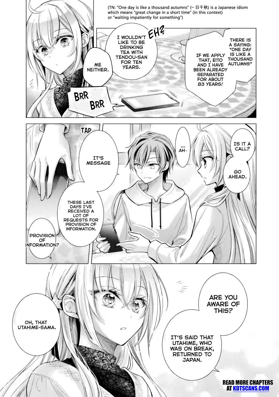 Halaman dari Ore ga Kokuhaku Sarete Kara, Ojou no Yousu ga Okashii Chapter 4