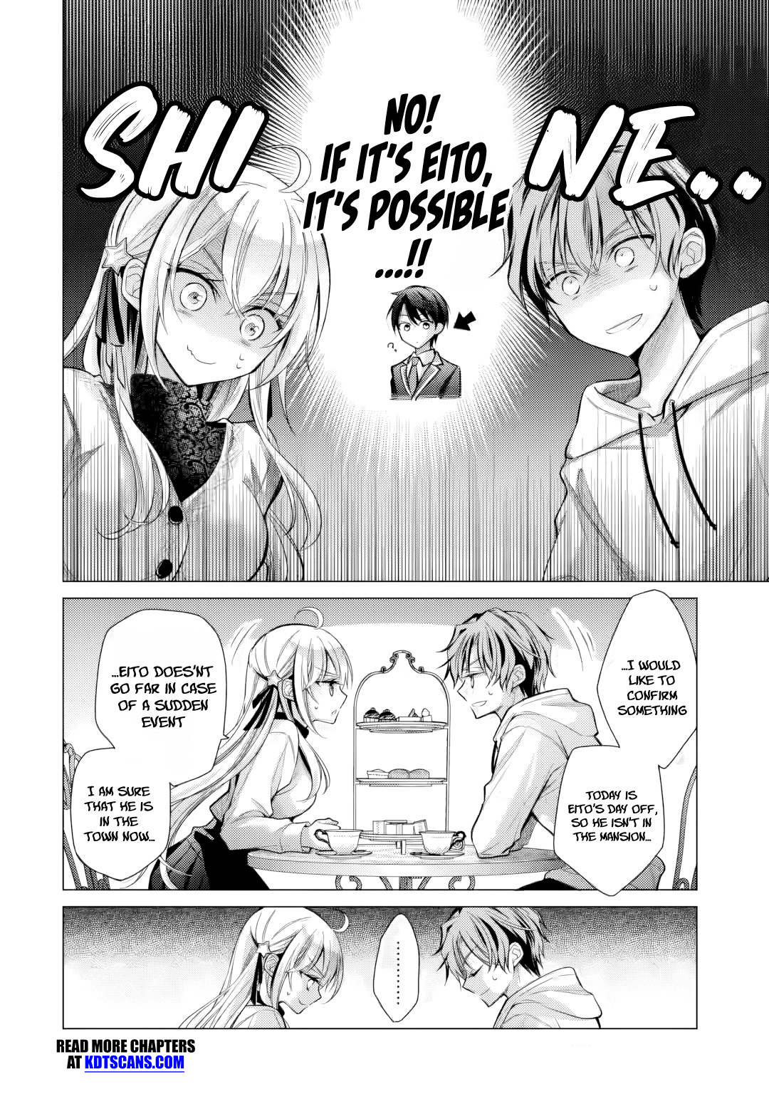 Halaman dari Ore ga Kokuhaku Sarete Kara, Ojou no Yousu ga Okashii Chapter 4