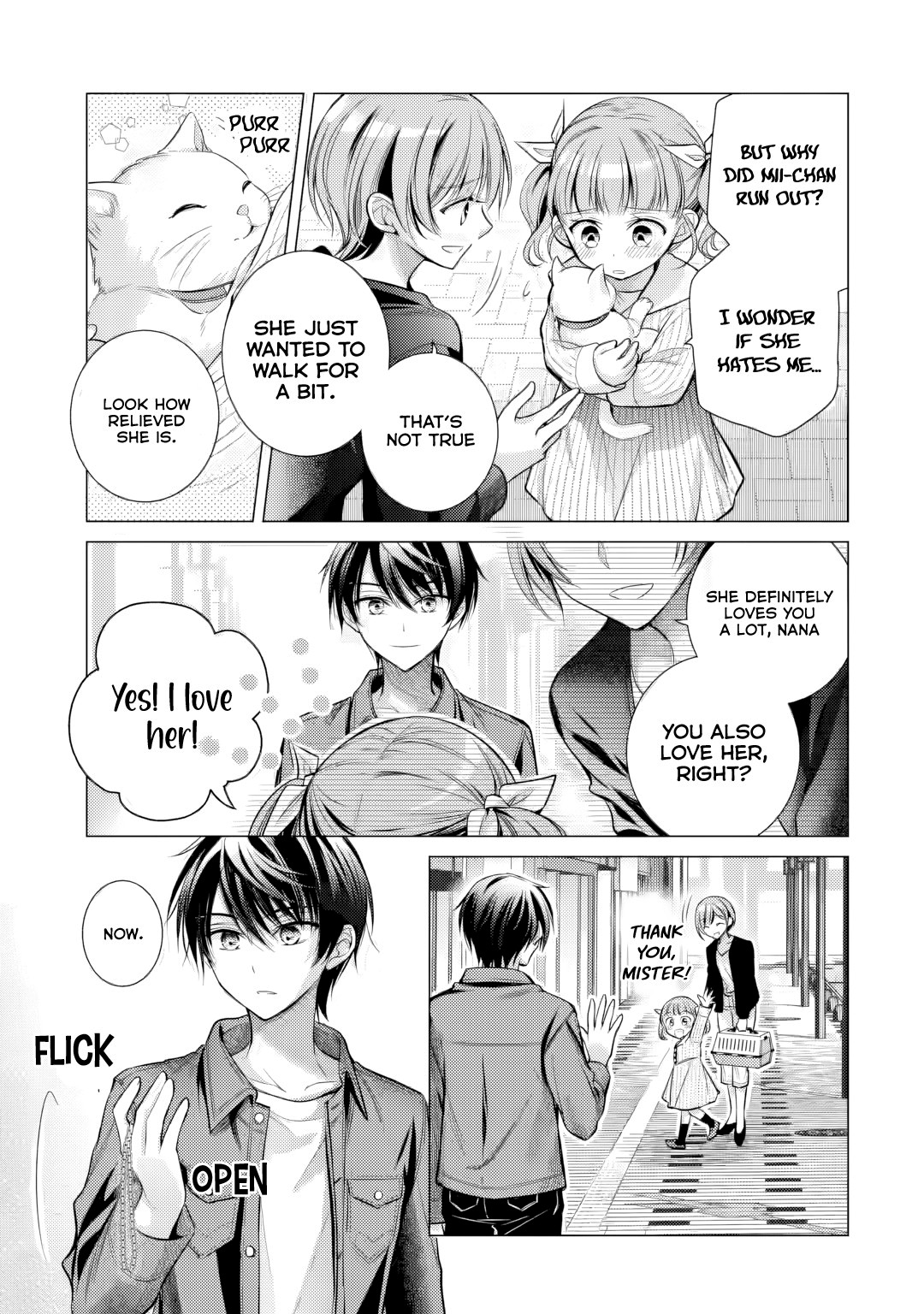 Halaman dari Ore ga Kokuhaku Sarete Kara, Ojou no Yousu ga Okashii Chapter 4