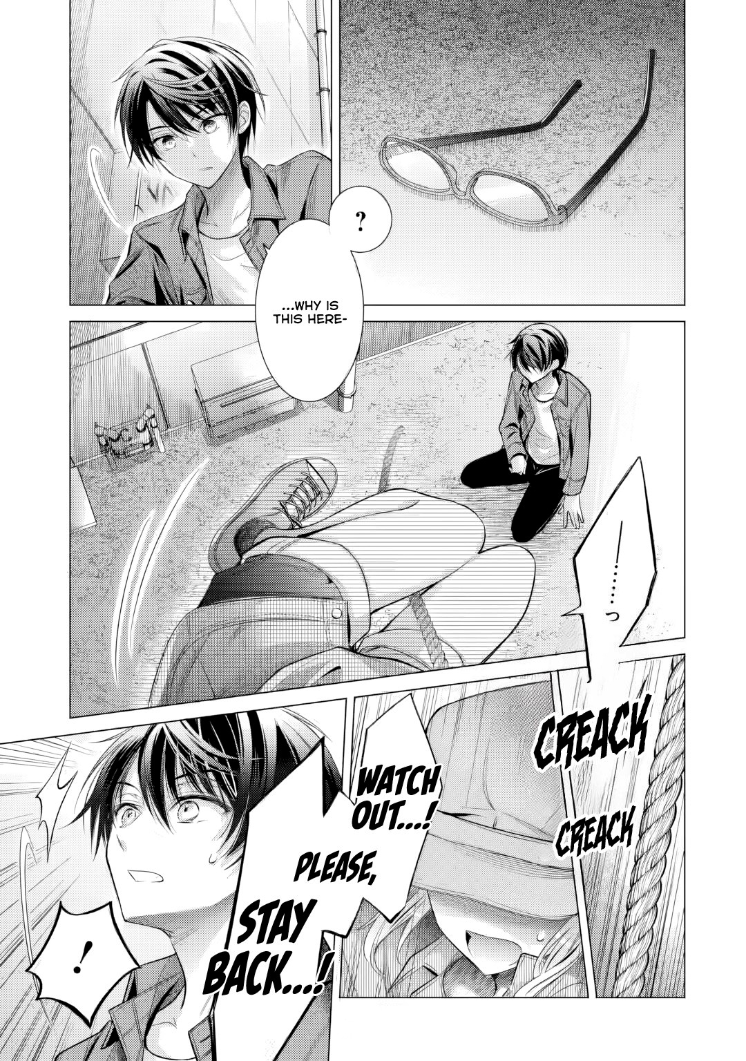 Halaman dari Ore ga Kokuhaku Sarete Kara, Ojou no Yousu ga Okashii Chapter 4