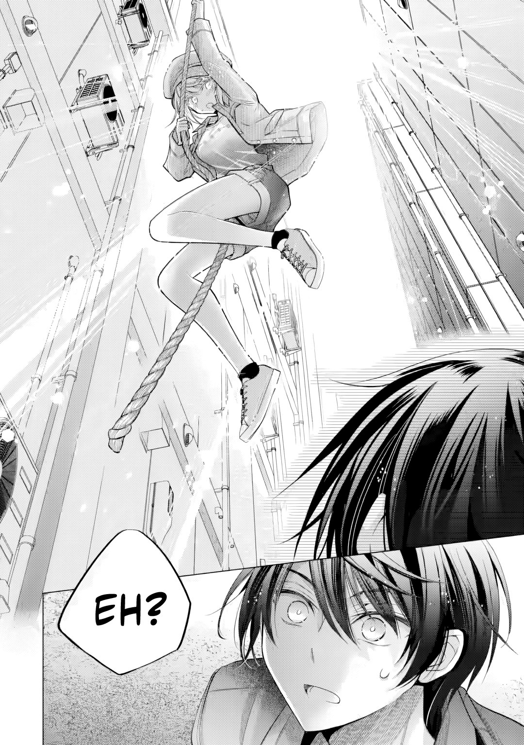 Halaman dari Ore ga Kokuhaku Sarete Kara, Ojou no Yousu ga Okashii Chapter 4