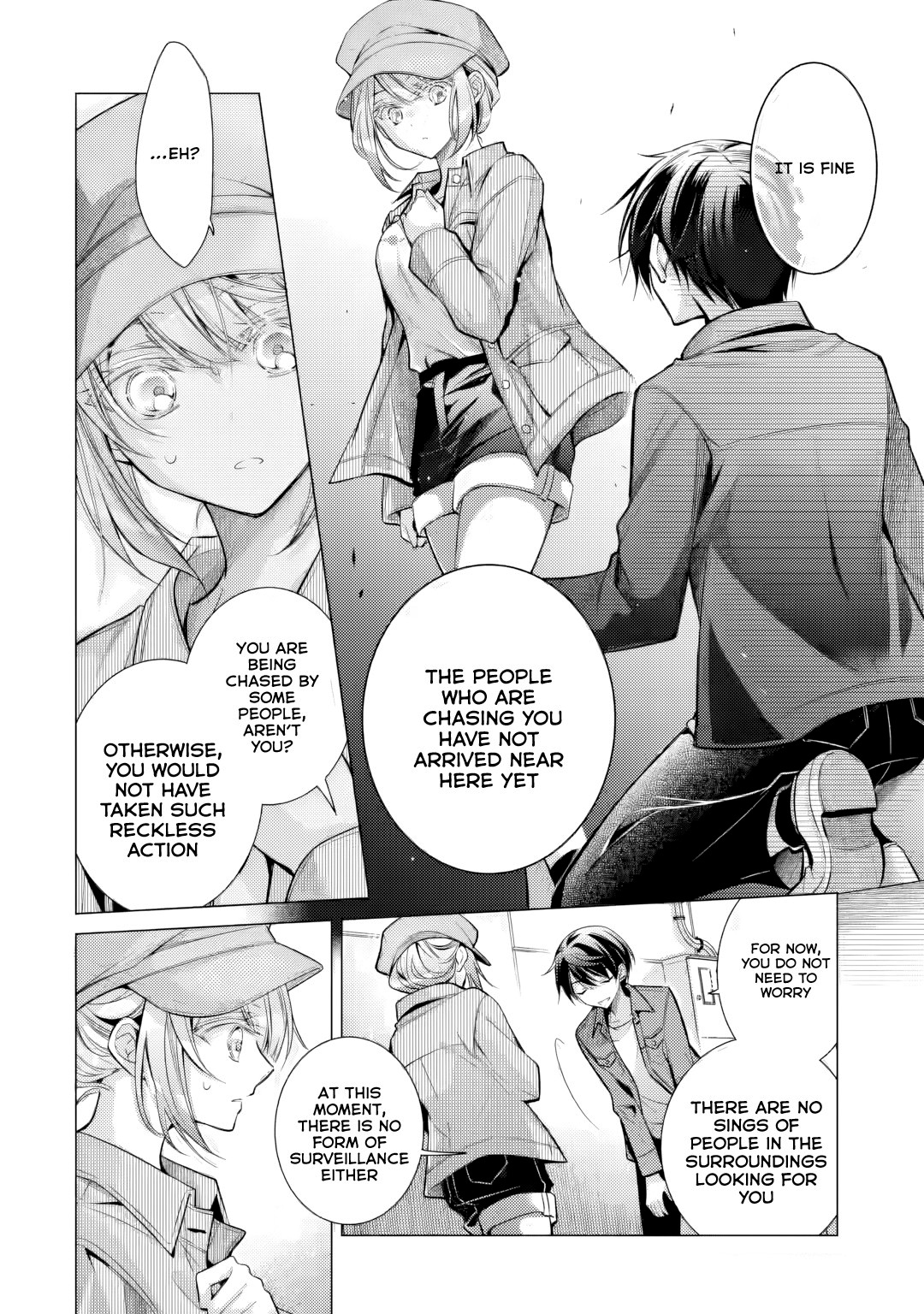 Halaman dari Ore ga Kokuhaku Sarete Kara, Ojou no Yousu ga Okashii Chapter 4