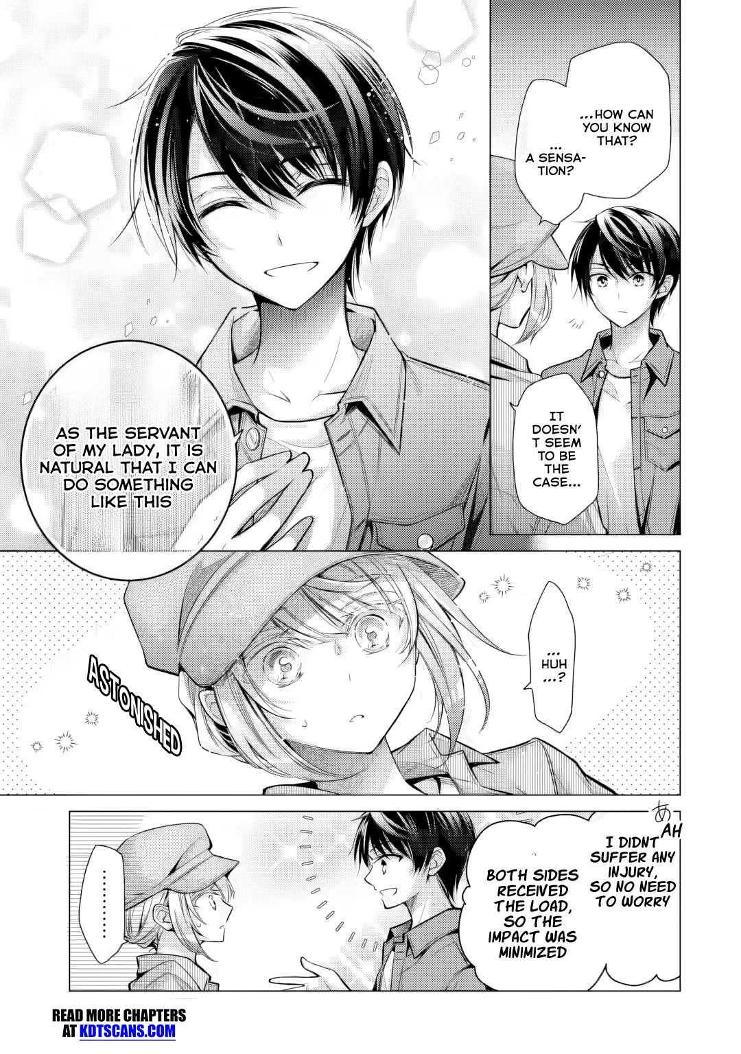 Halaman dari Ore ga Kokuhaku Sarete Kara, Ojou no Yousu ga Okashii Chapter 4