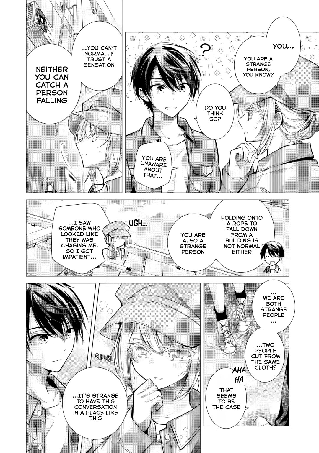 Halaman dari Ore ga Kokuhaku Sarete Kara, Ojou no Yousu ga Okashii Chapter 4