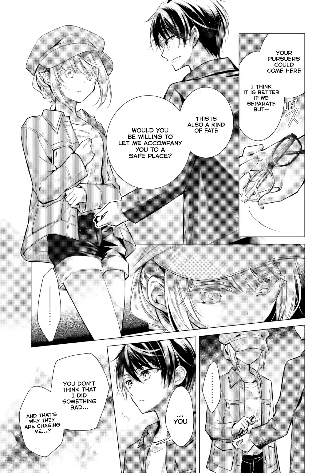 Halaman dari Ore ga Kokuhaku Sarete Kara, Ojou no Yousu ga Okashii Chapter 4
