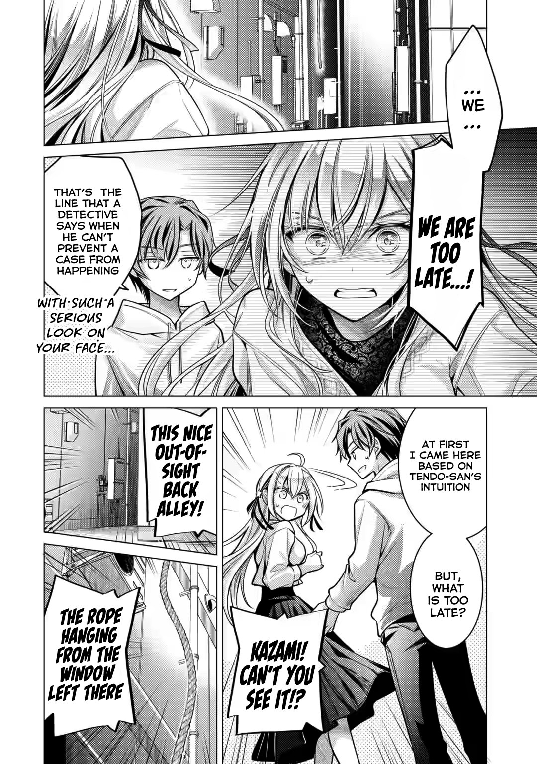 Halaman dari Ore ga Kokuhaku Sarete Kara, Ojou no Yousu ga Okashii Chapter 4