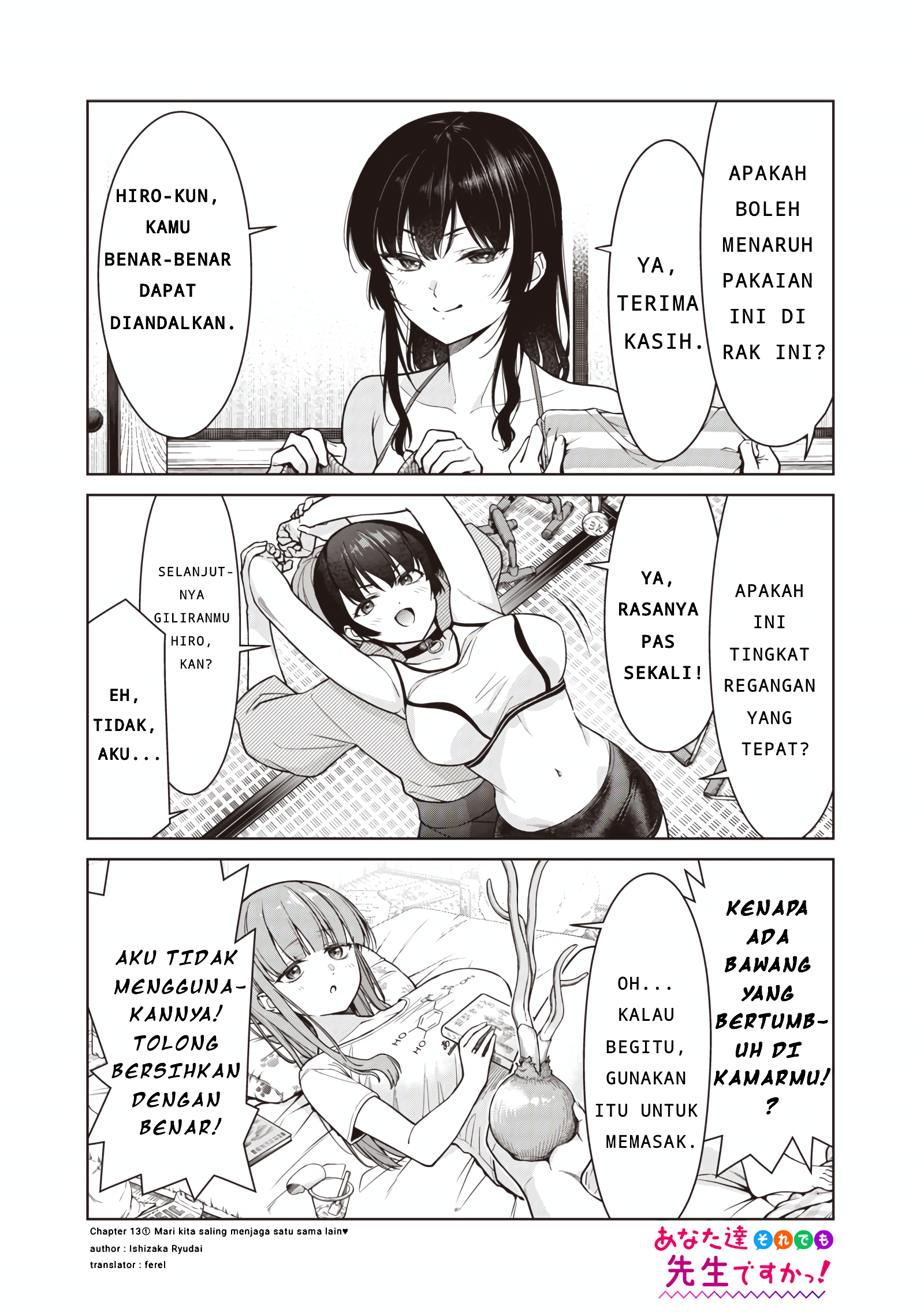Anatatachi Soredemo Sensei desu ka! Chapter 13.1 - halaman 1