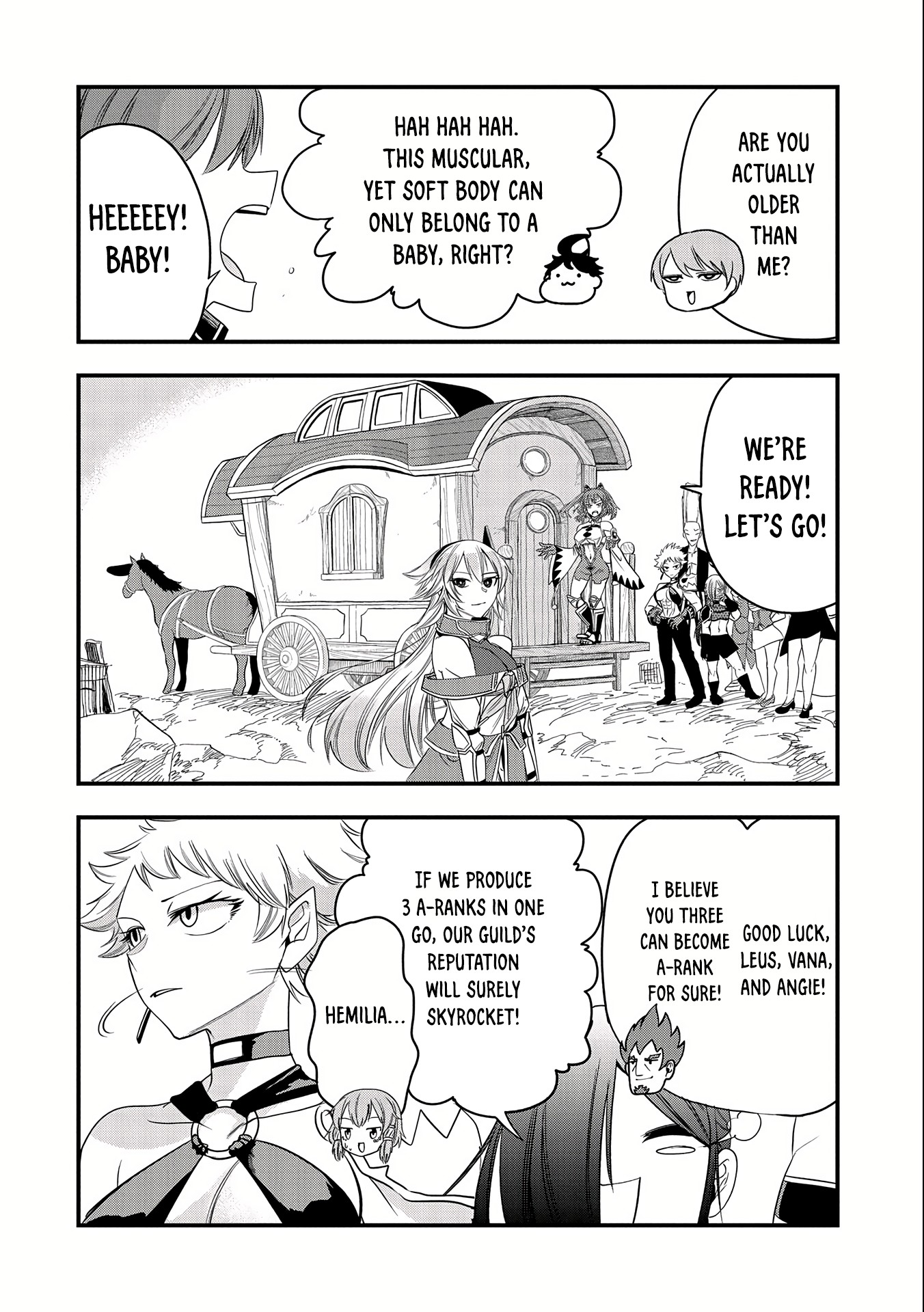 Halaman dari Umareta Chokugo ni Suterareta kedo, Zensei ga Taikensha datta node Yoyuu de Ikitemasu ~Saikyou Akachan Daibousou~ Chapter 23