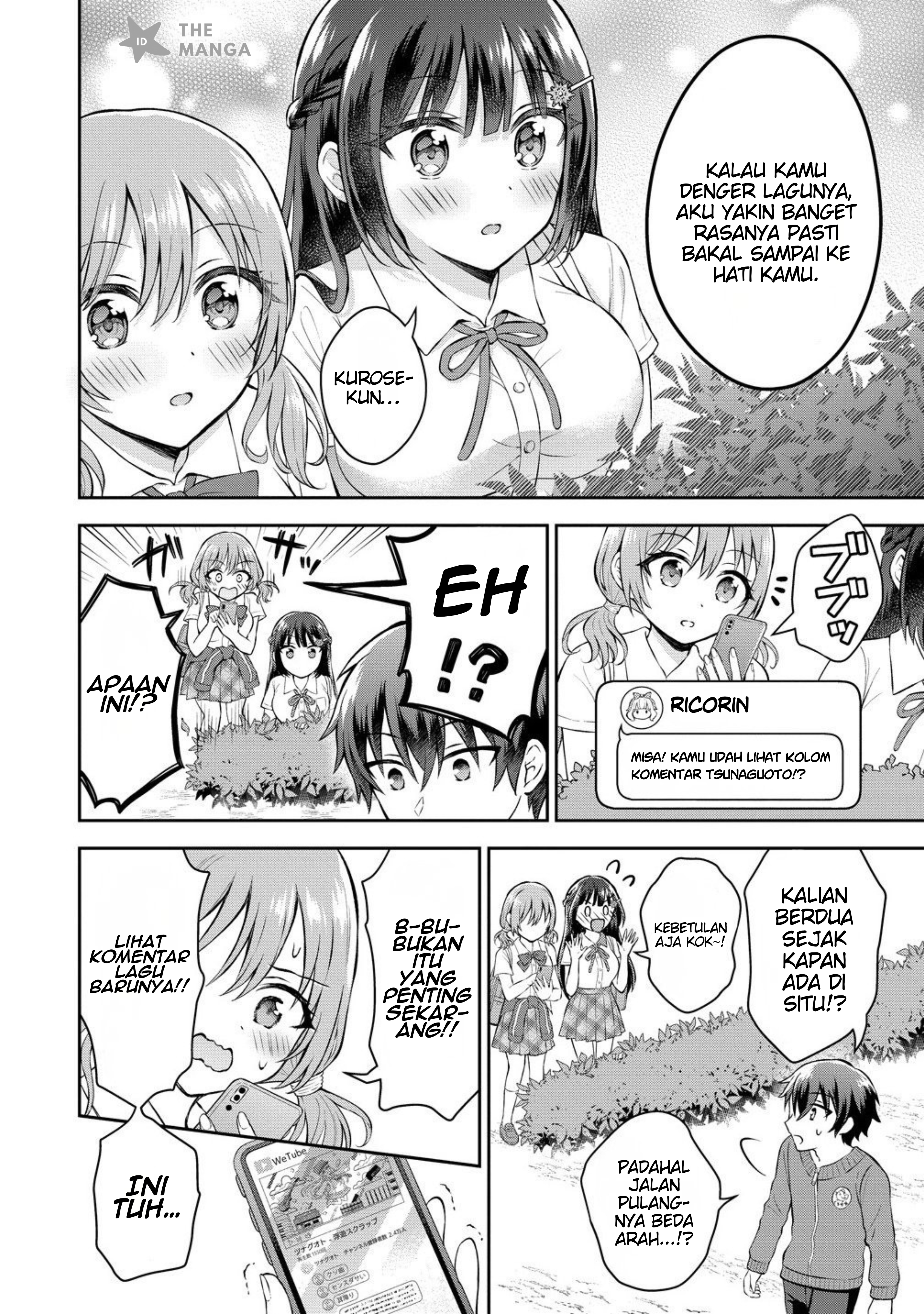 Tonari no Seki no Inkya Joshi ga Oshi Utaite Datta: Ore no Kyoku wo Utatte Kure! Chapter 14.2 - halaman 13