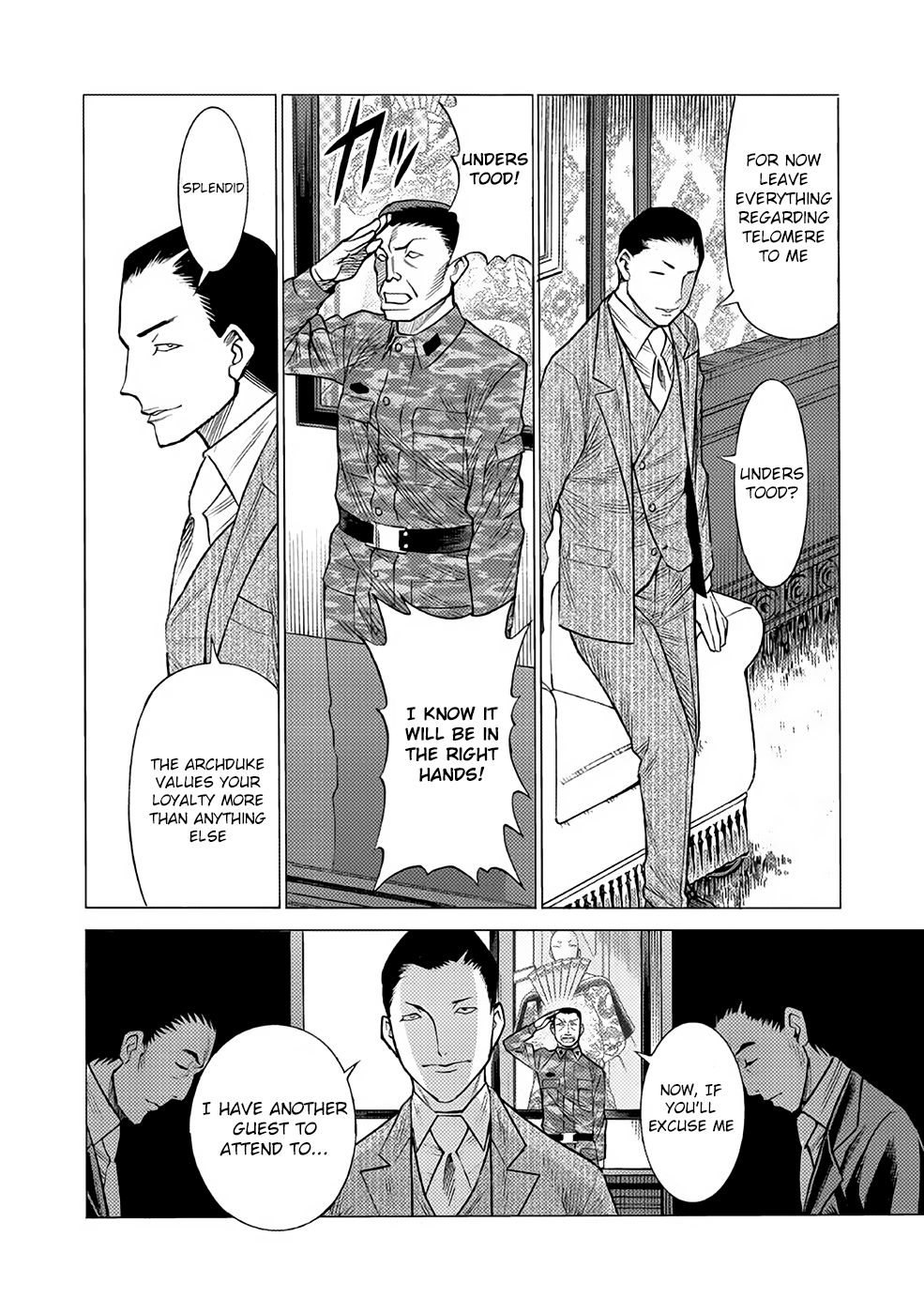 Halaman dari Dance in the Vampire Bund A.S.O. Chapter 27