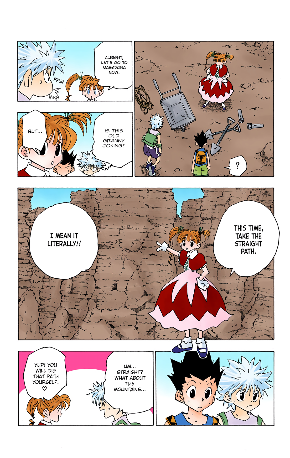 Halaman dari HUNTER x HUNTER (Official Colored) Chapter 140