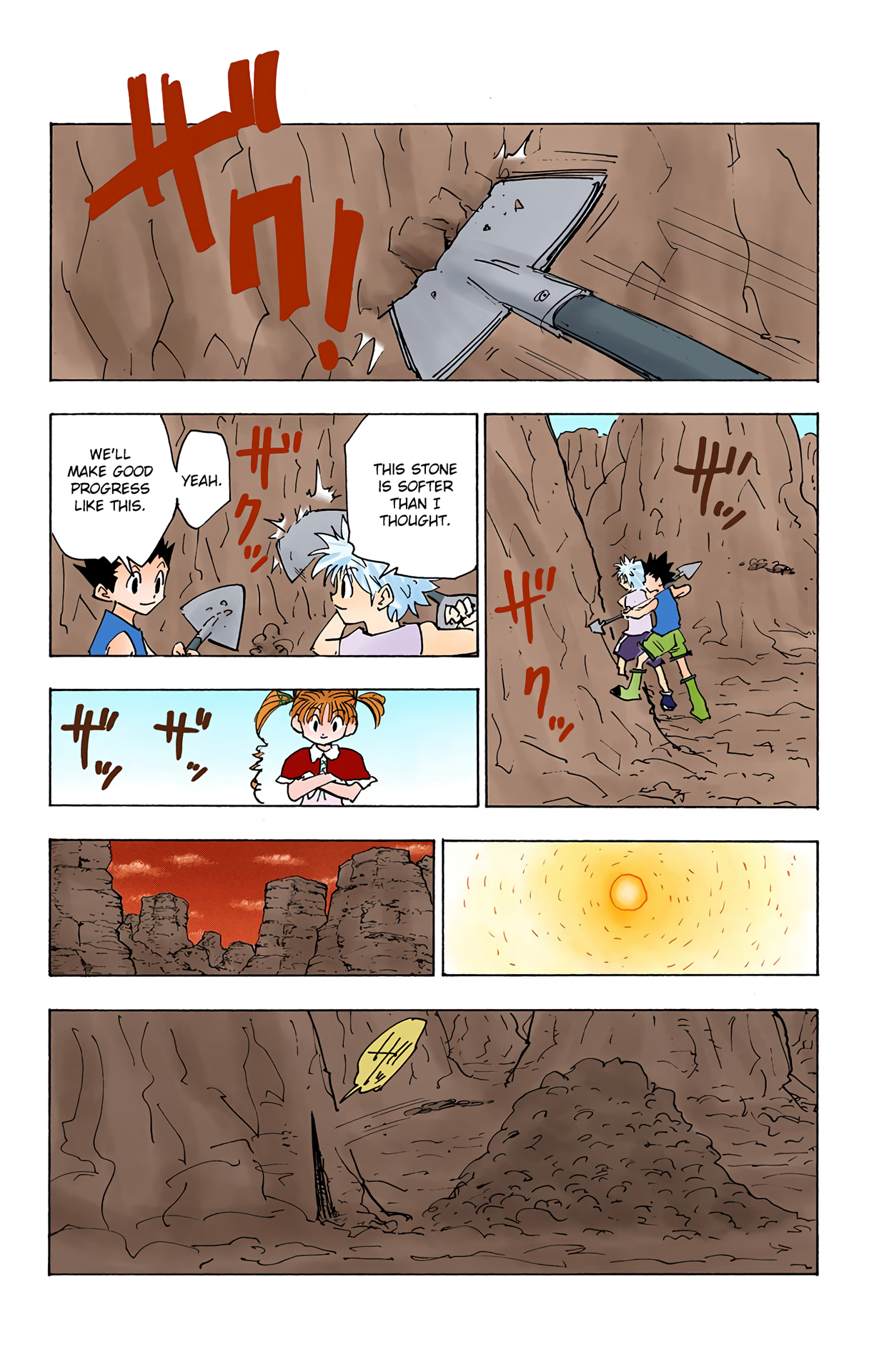 Halaman dari HUNTER x HUNTER (Official Colored) Chapter 140