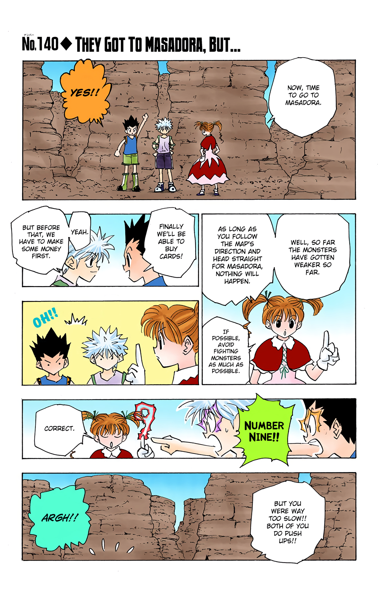 Halaman dari HUNTER x HUNTER (Official Colored) Chapter 140