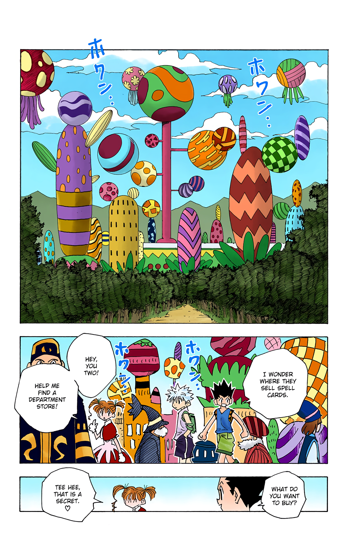 Halaman dari HUNTER x HUNTER (Official Colored) Chapter 140