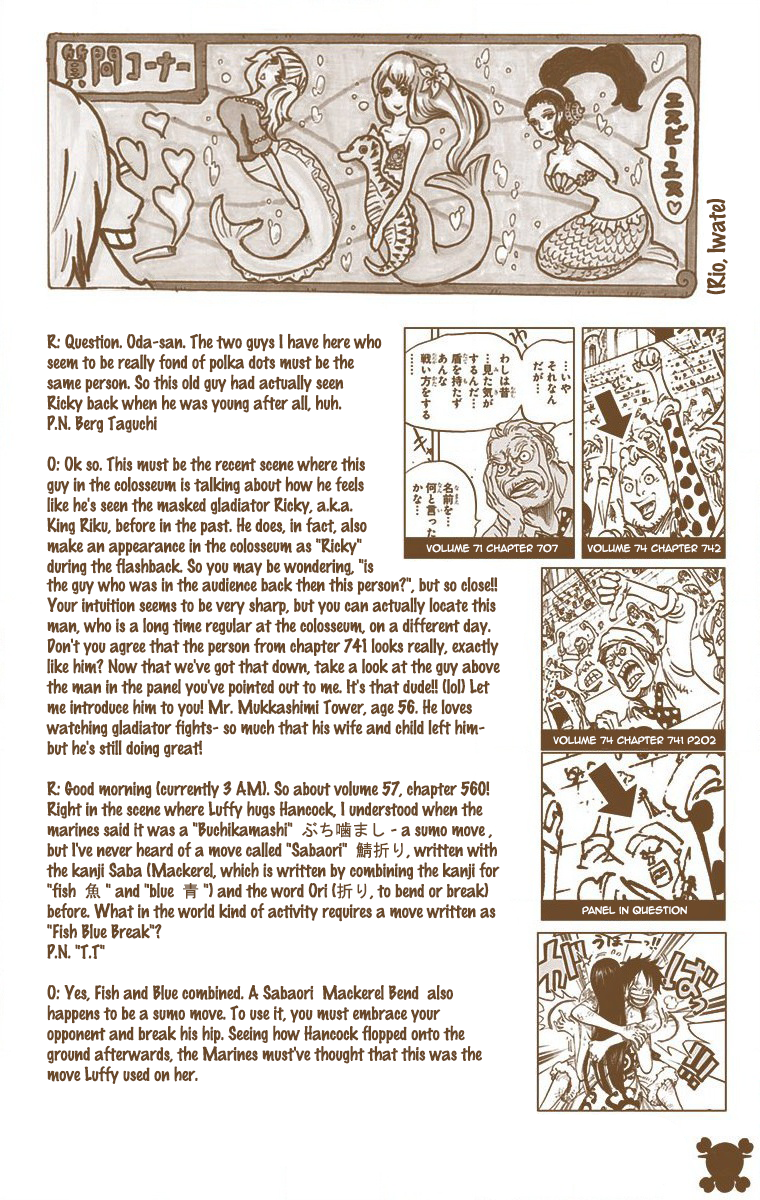 Halaman dari One Piece (Official Colored) Chapter 747