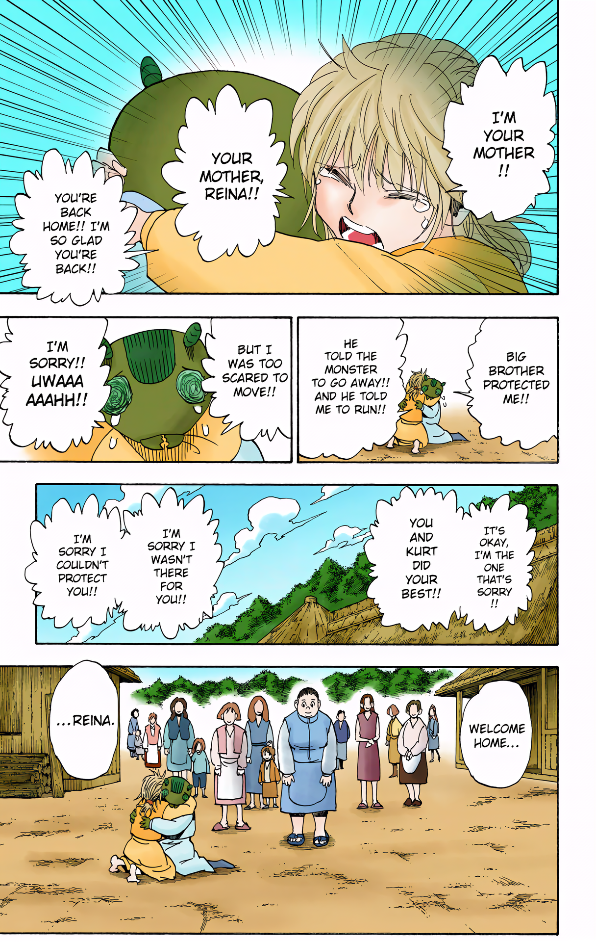 Halaman dari HUNTER x HUNTER (Official Colored) Chapter 315