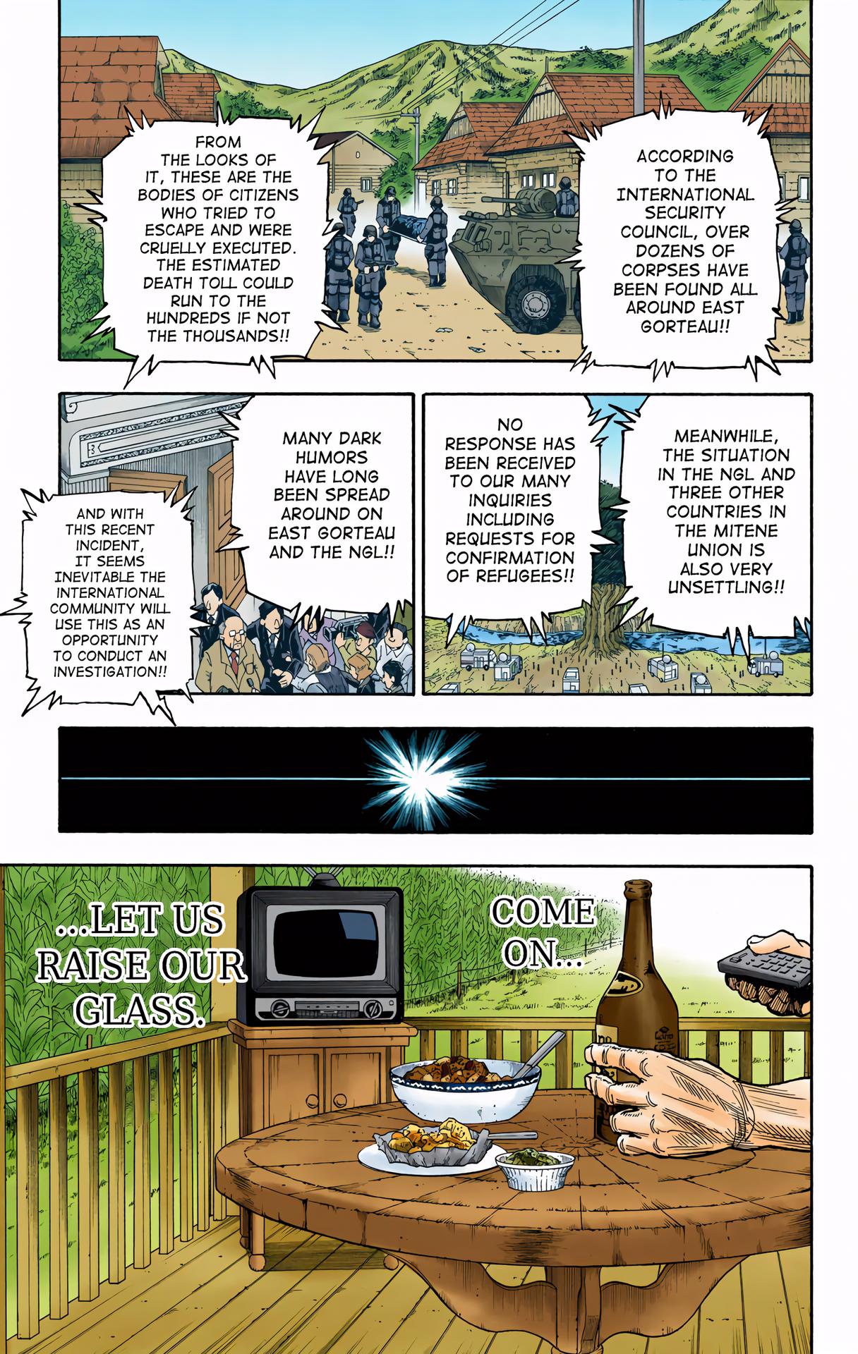 Halaman dari HUNTER x HUNTER (Official Colored) Chapter 315