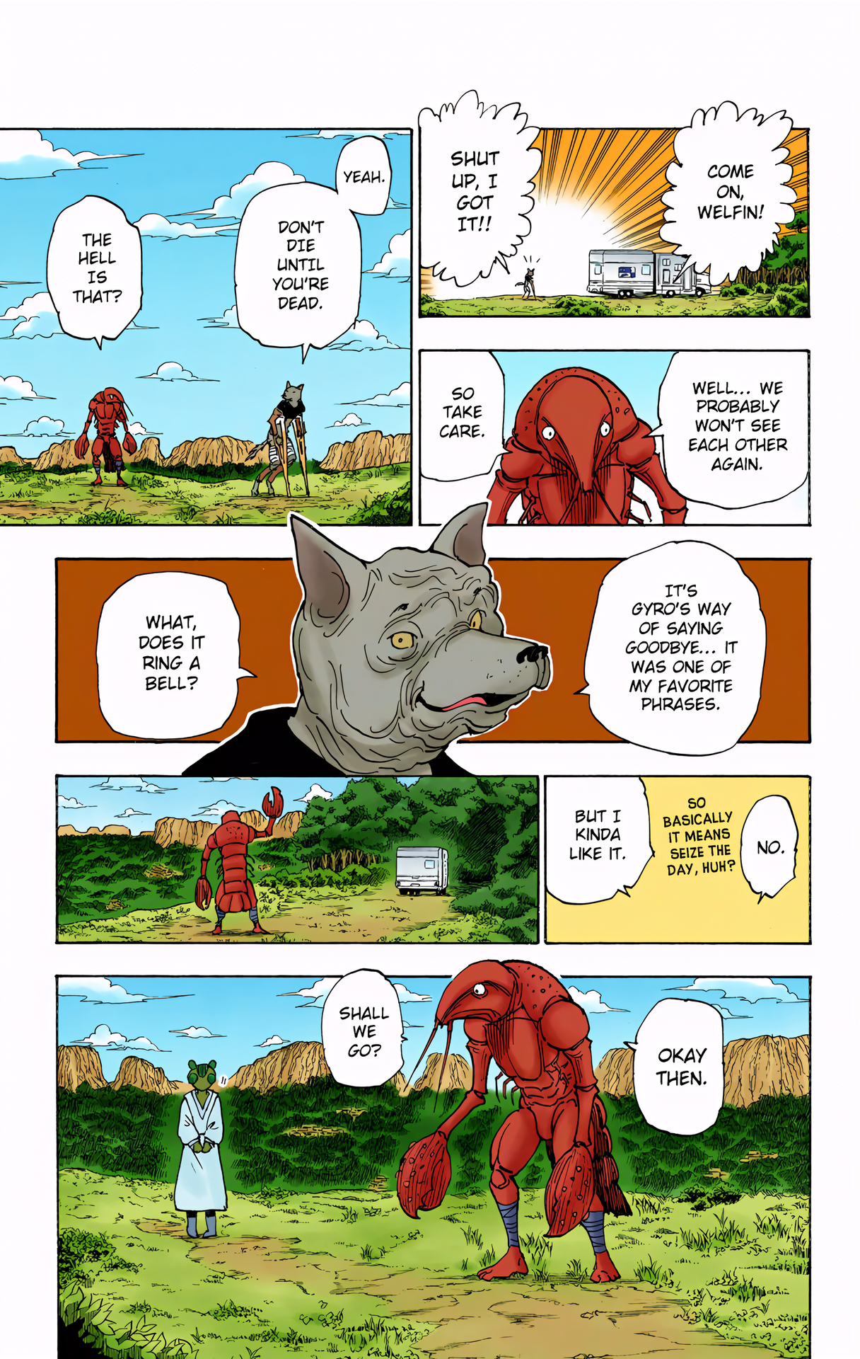 Halaman dari HUNTER x HUNTER (Official Colored) Chapter 315