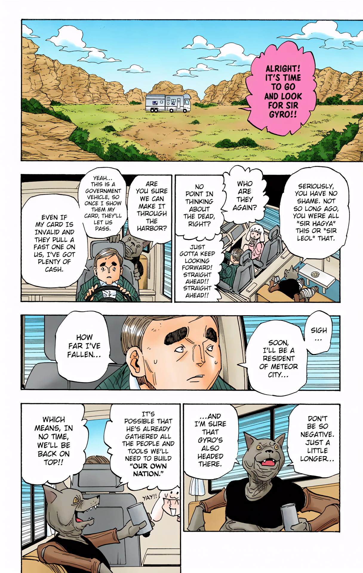Halaman dari HUNTER x HUNTER (Official Colored) Chapter 315
